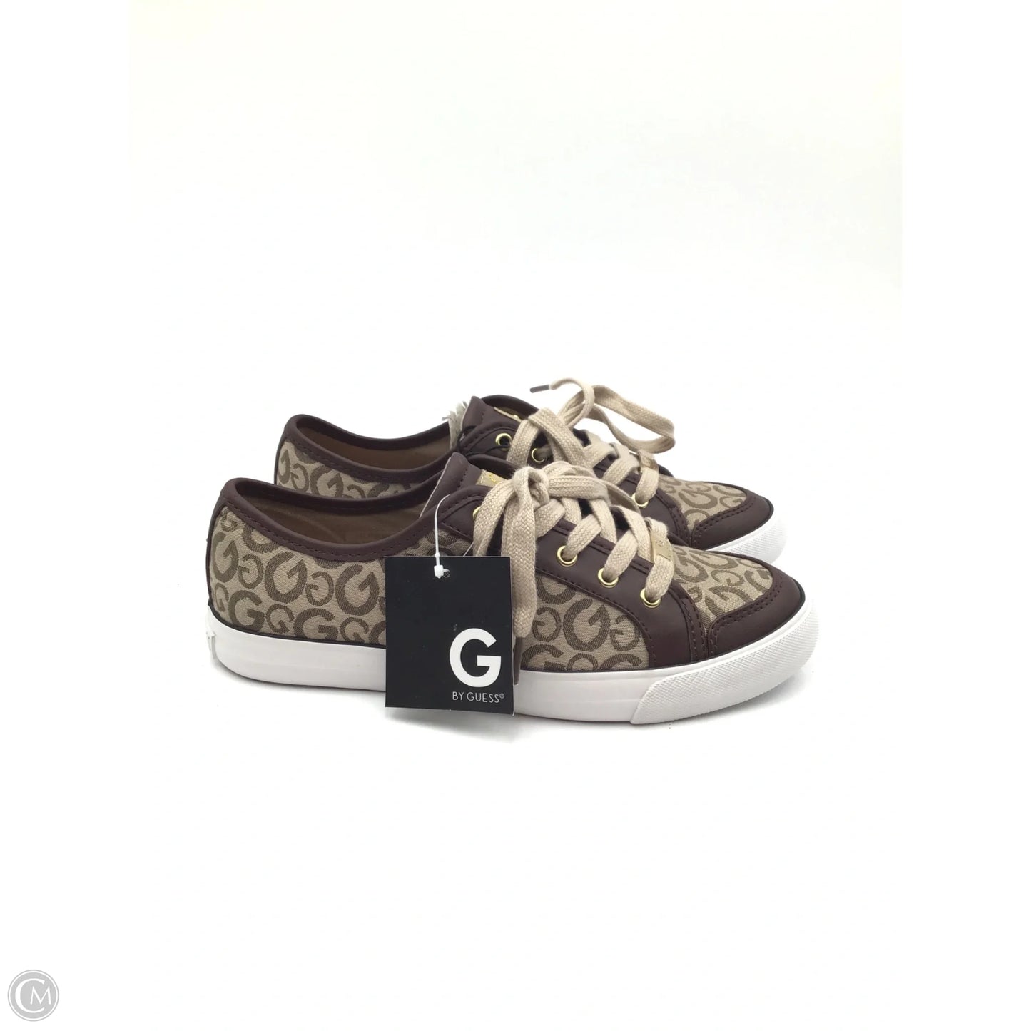 Shoes Sneakers By G By Guess In Brown & Tan, Size: 7.5