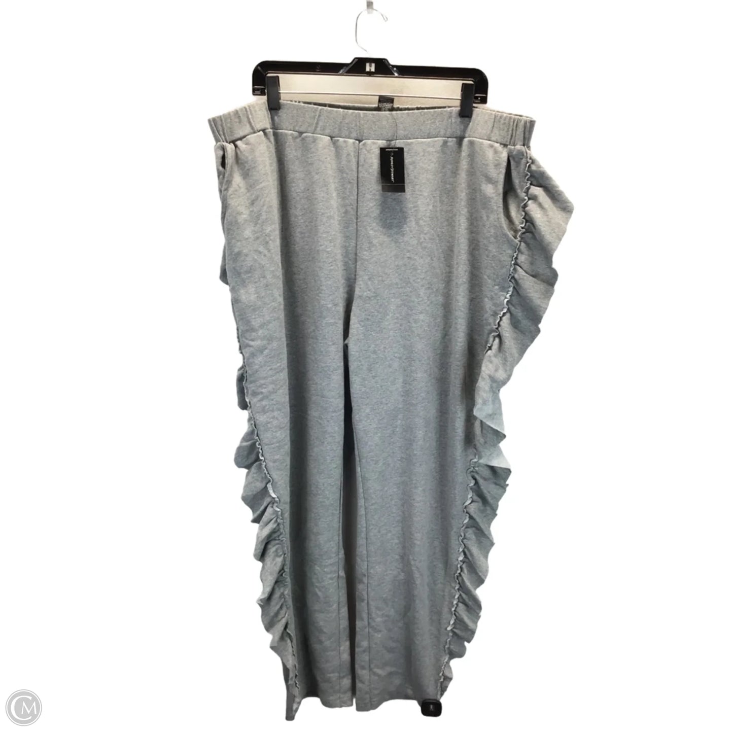 Pants Set 2pc By Ashley Stewart In Grey, Size: 2x