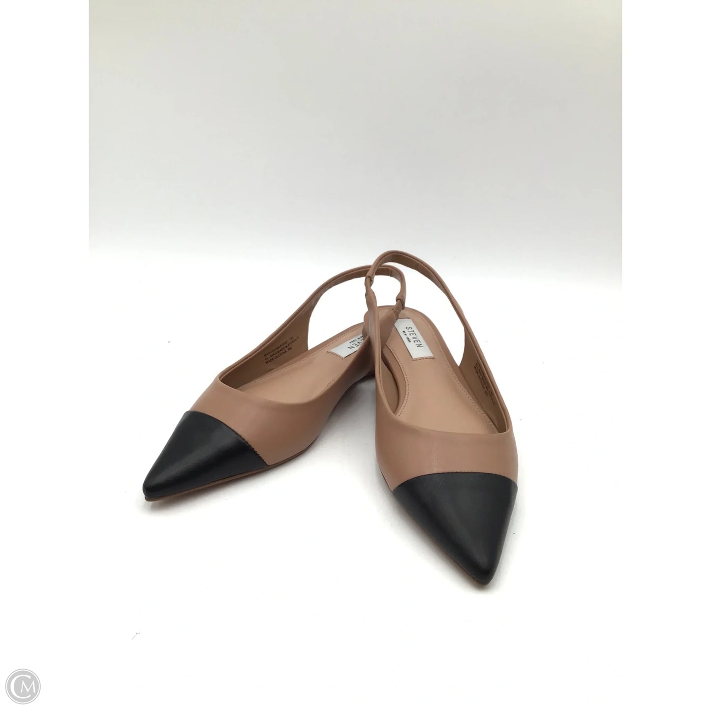 Shoes Flats By Clothes Mentor In Black & Tan, Size: 7