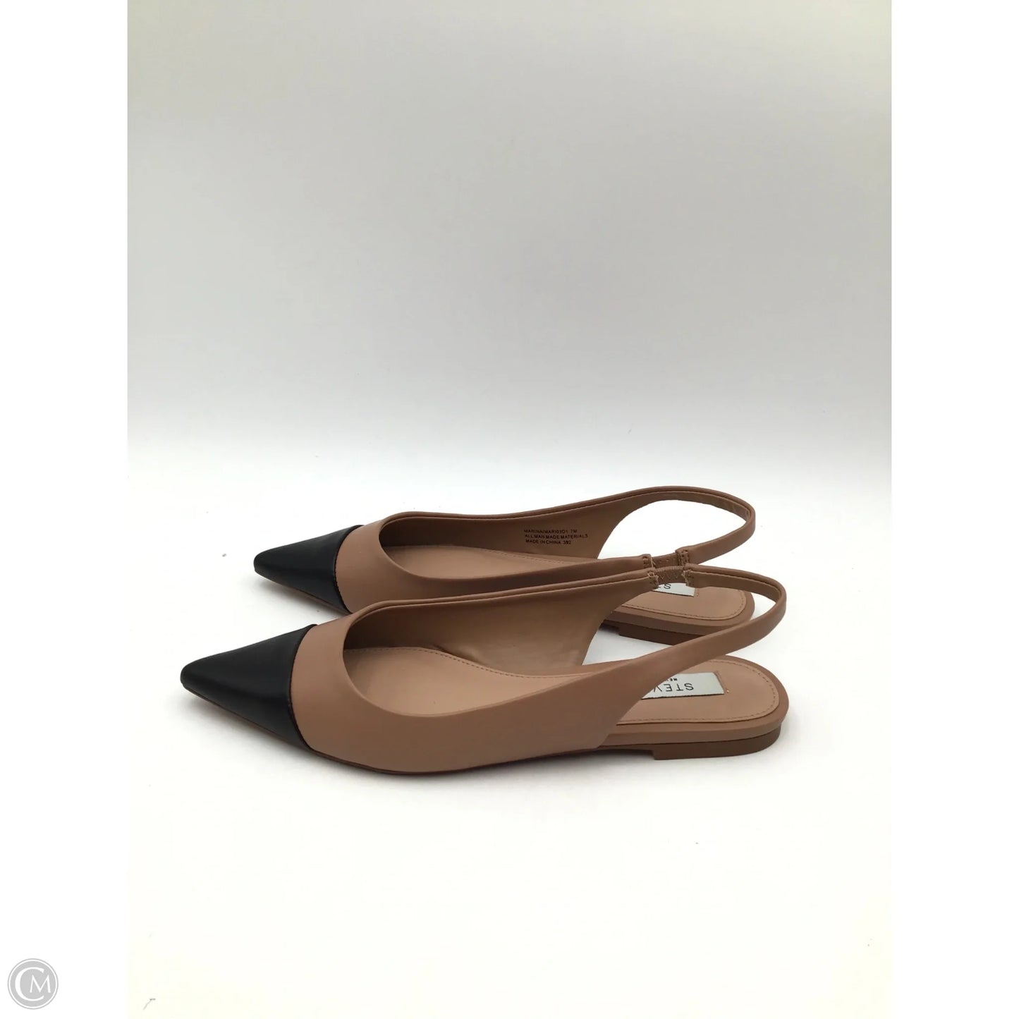Shoes Flats By Clothes Mentor In Black & Tan, Size: 7