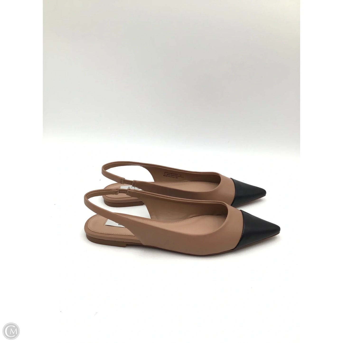 Shoes Flats By Clothes Mentor In Black & Tan, Size: 7