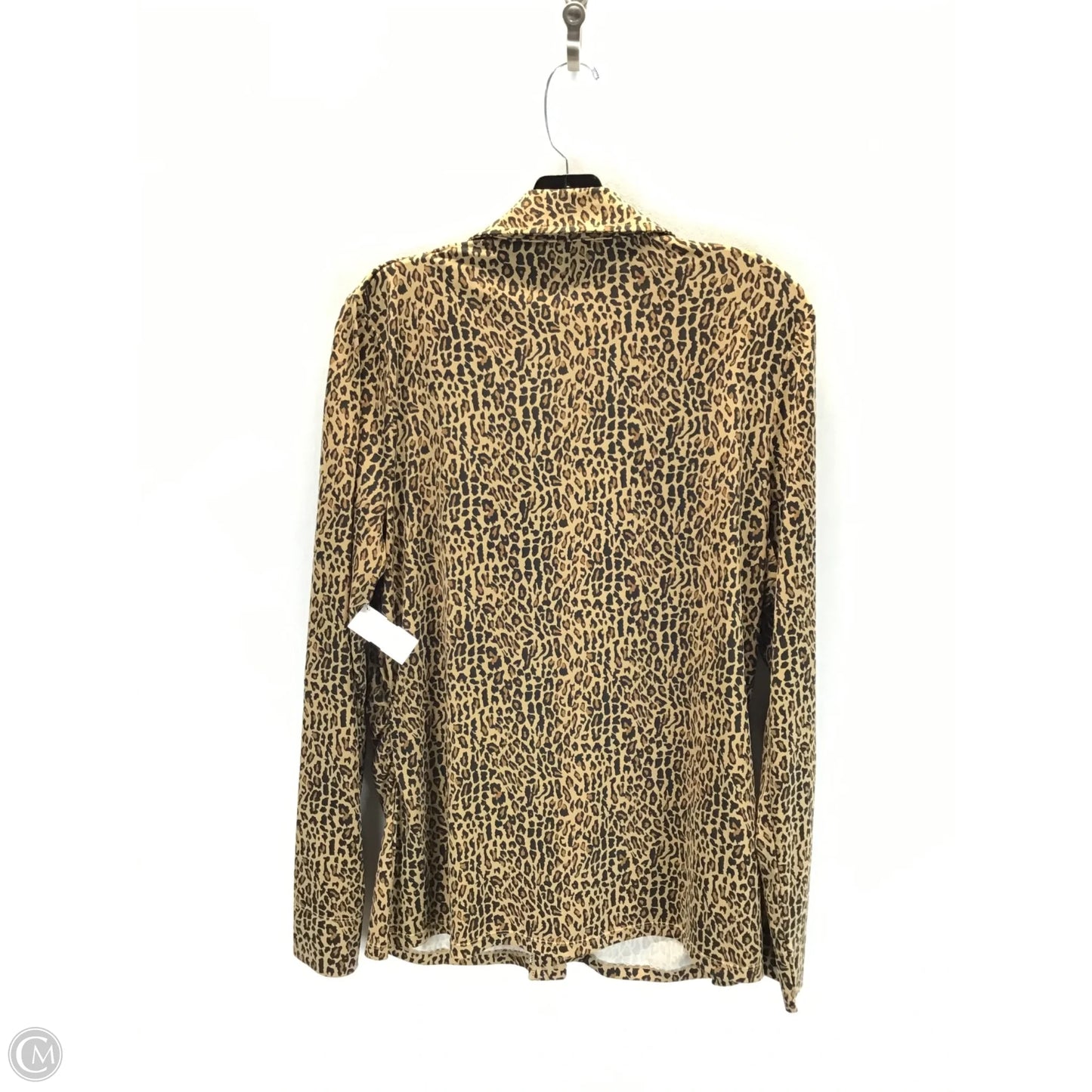 Top Long Sleeve By Ann Taylor In Animal Print, Size: Xl