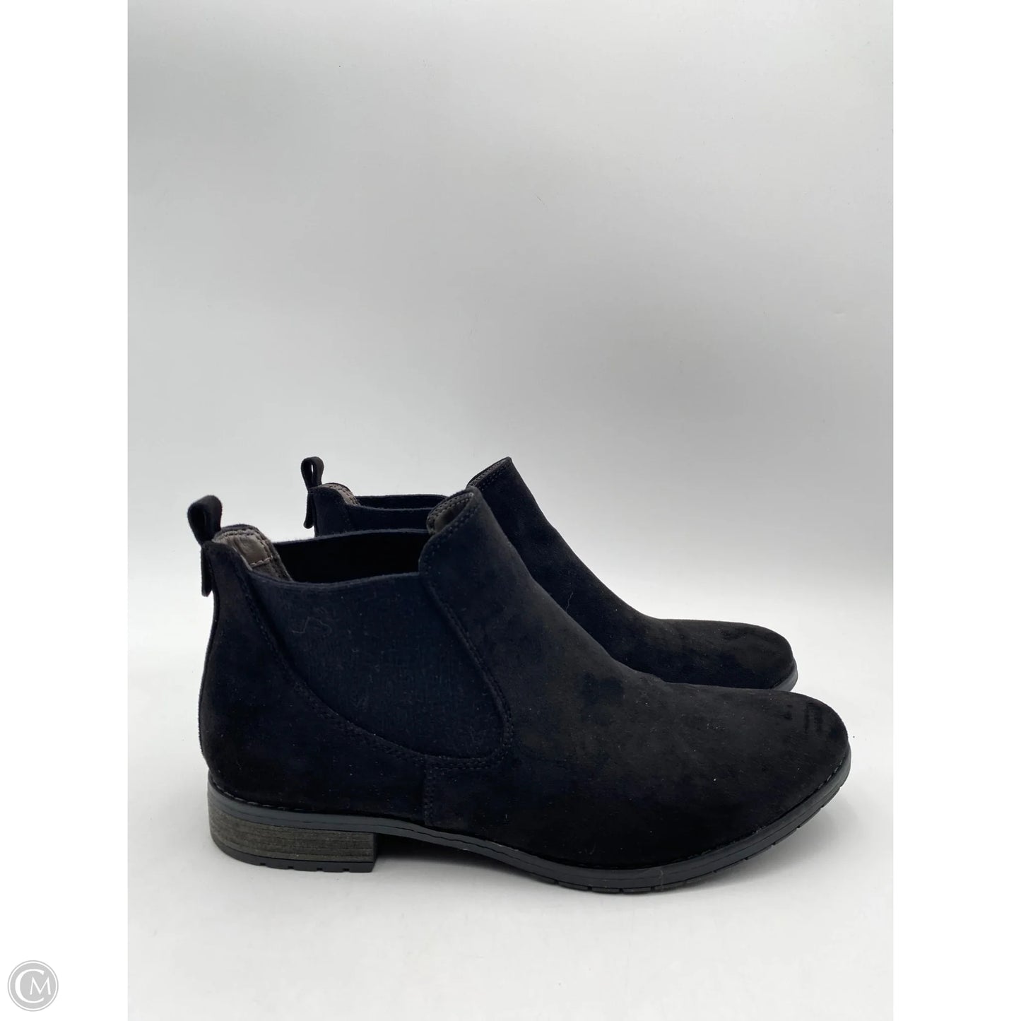 Boots Ankle Flats By Sofft In Black, Size: 11