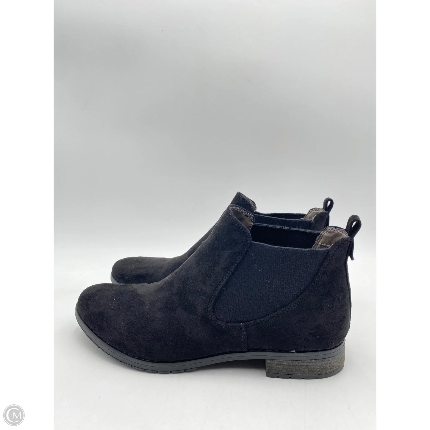 Boots Ankle Flats By Sofft In Black, Size: 11