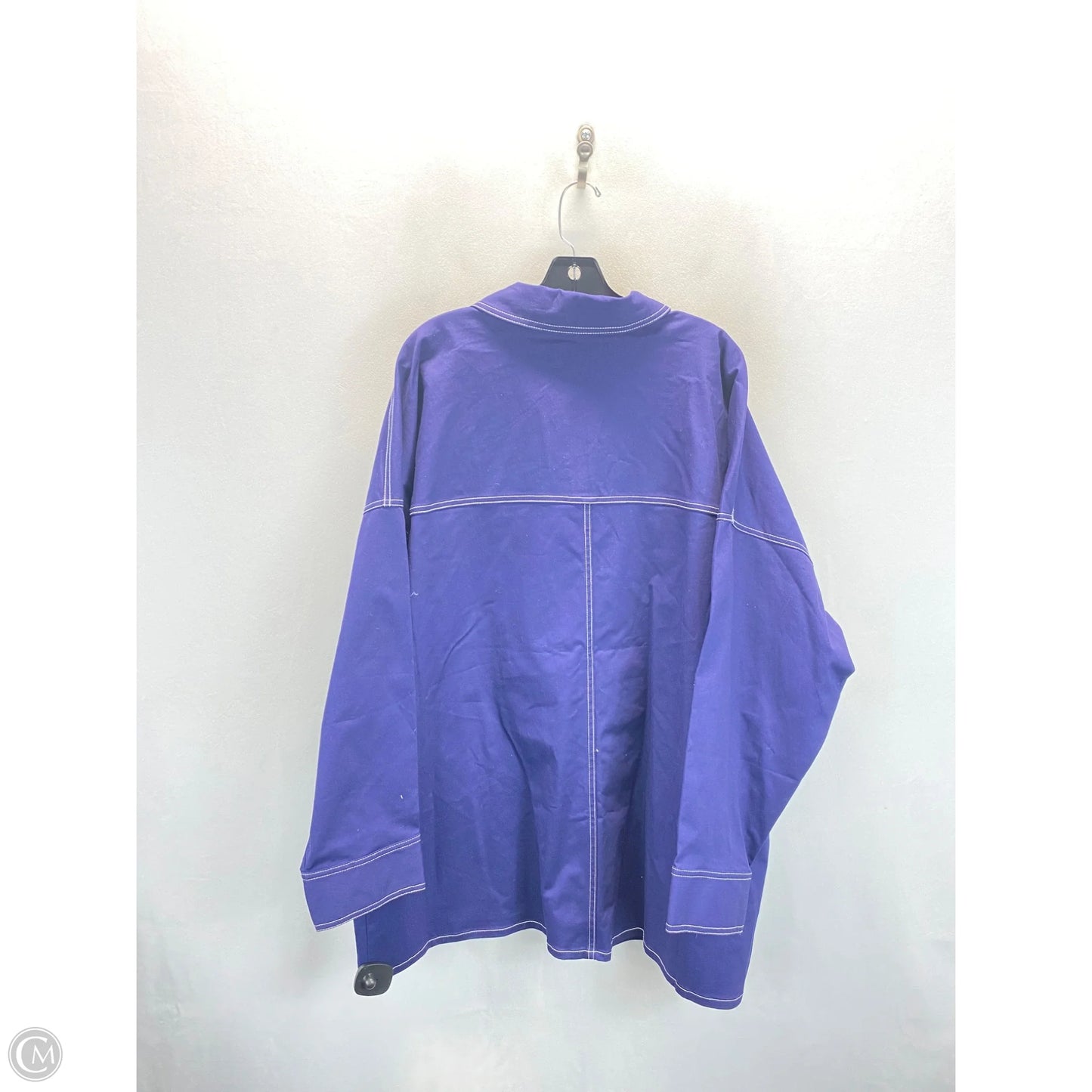 Jacket Other By Eloquii In Blue, Size: 18