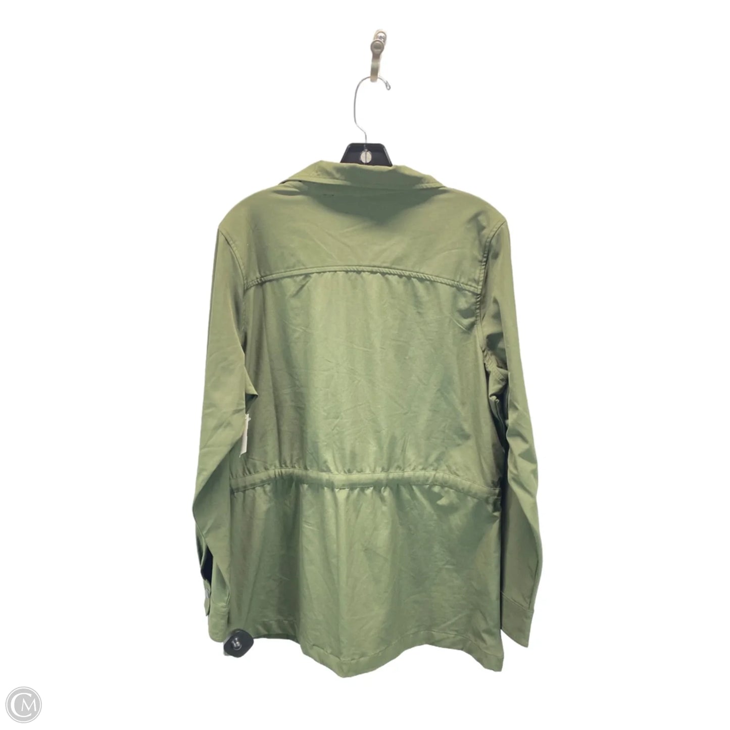 Jacket Utility By Clothes Mentor In Green, Size: M