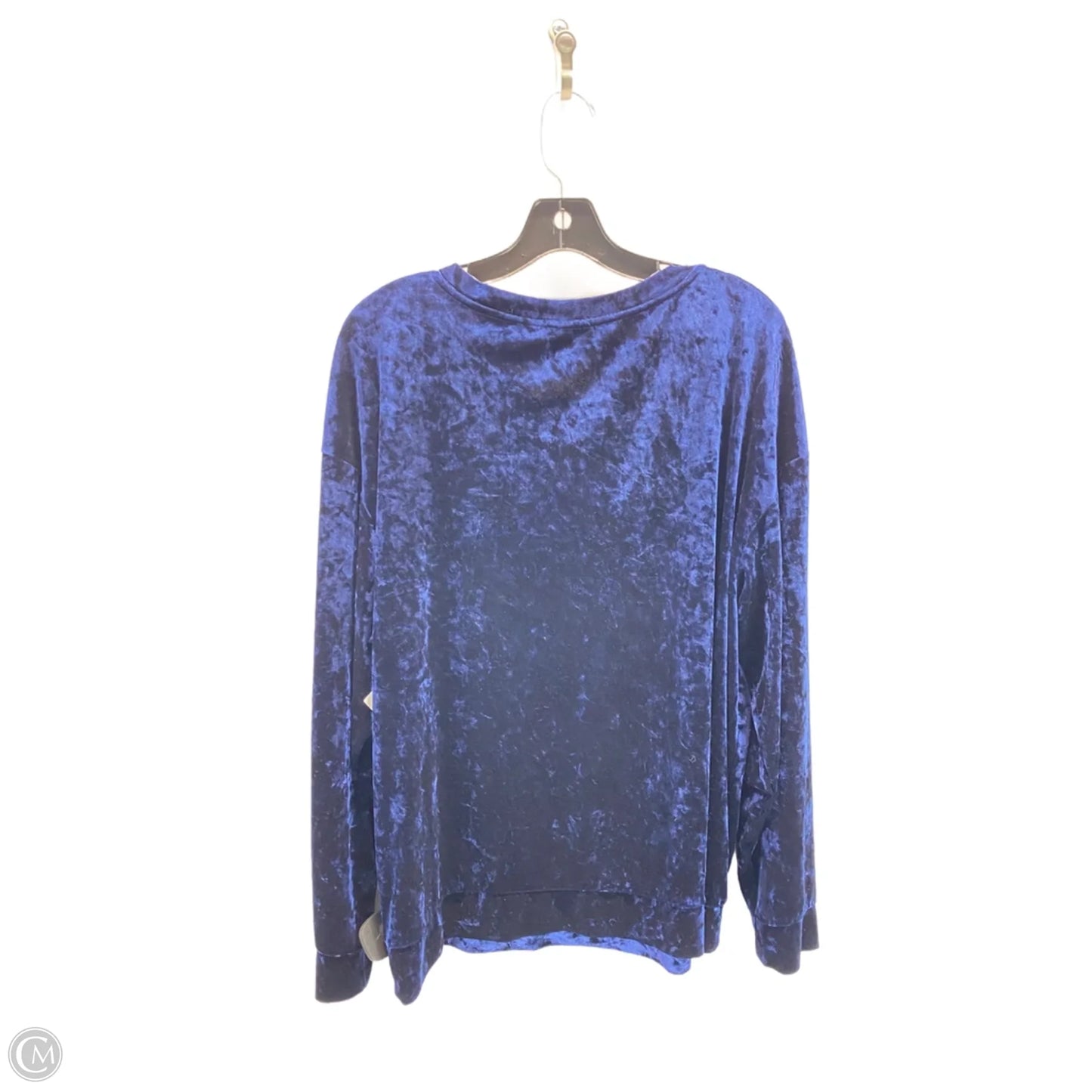 Top Long Sleeve By H&m In Blue, Size: Xl