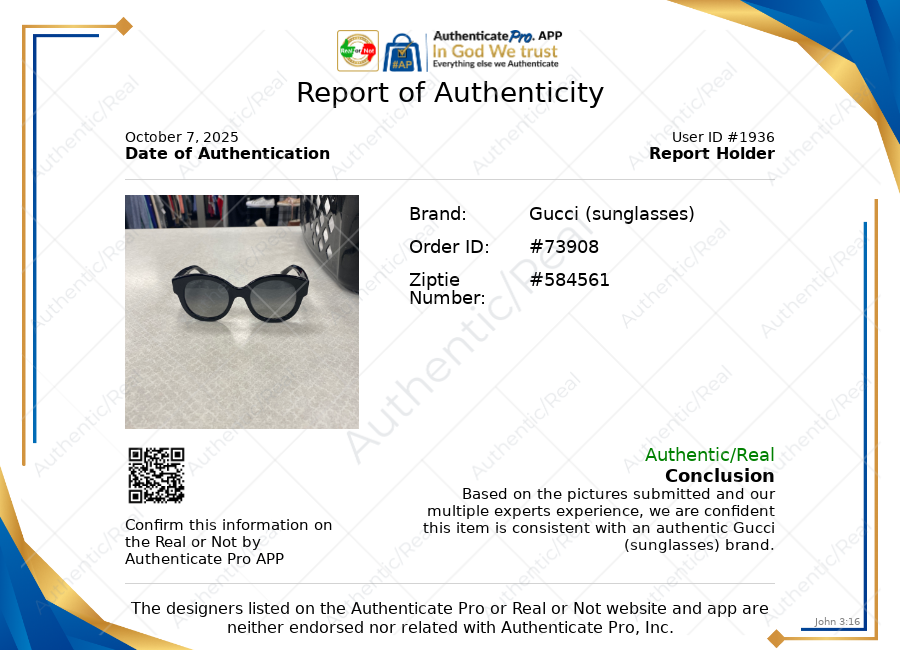 Sunglasses Luxury Designer By Gucci