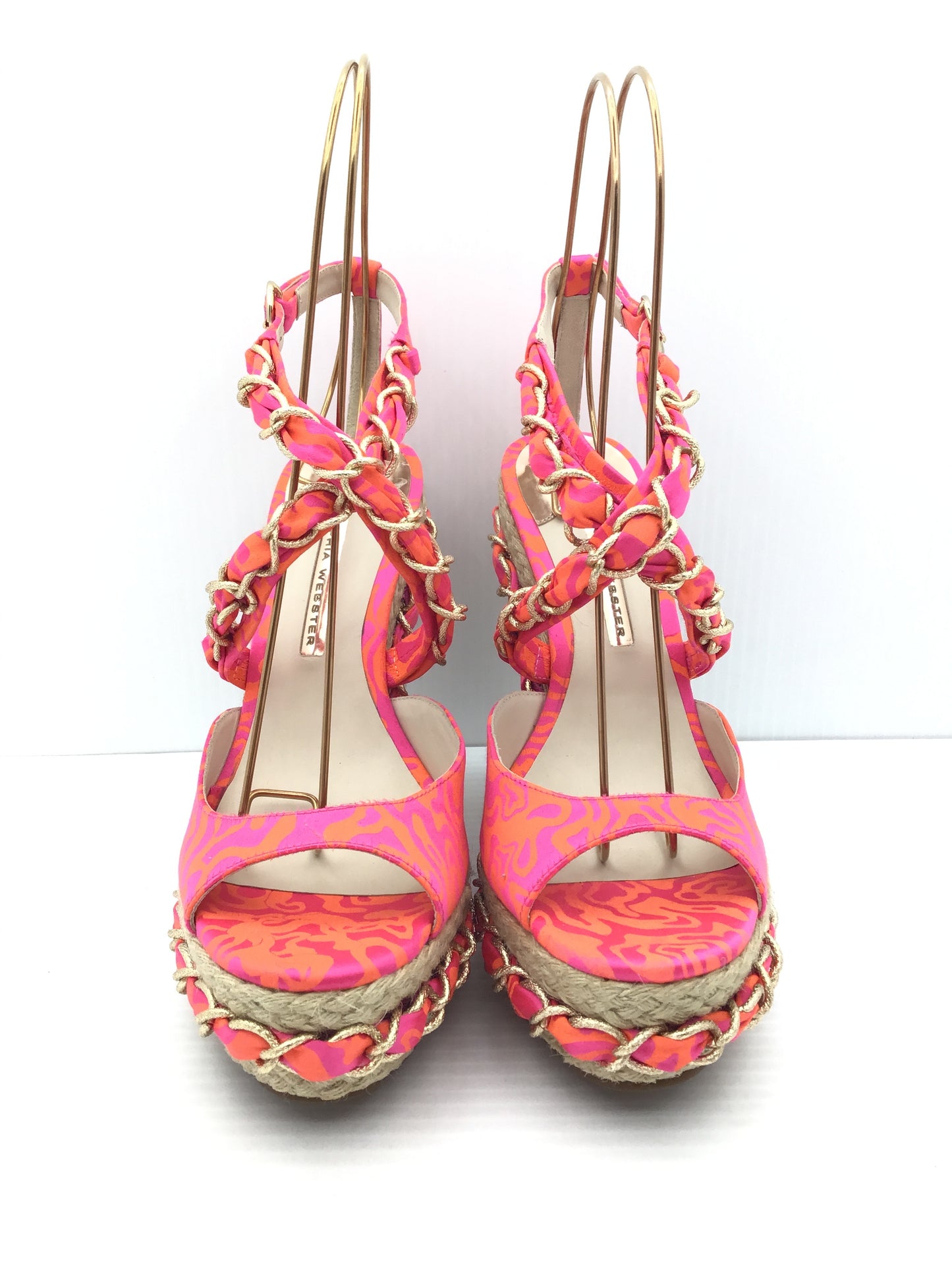 Sandals Heels Wedge By Cma Size: 9.5