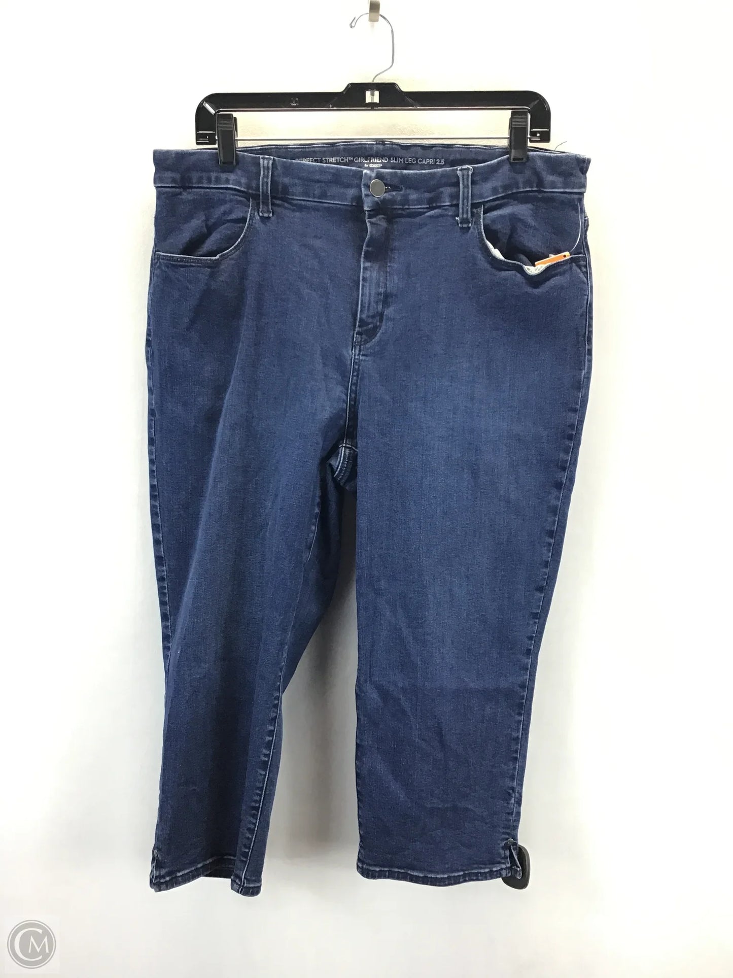 Pants Chinos & Khakis By Chicos In Blue Denim, Size: 2.5