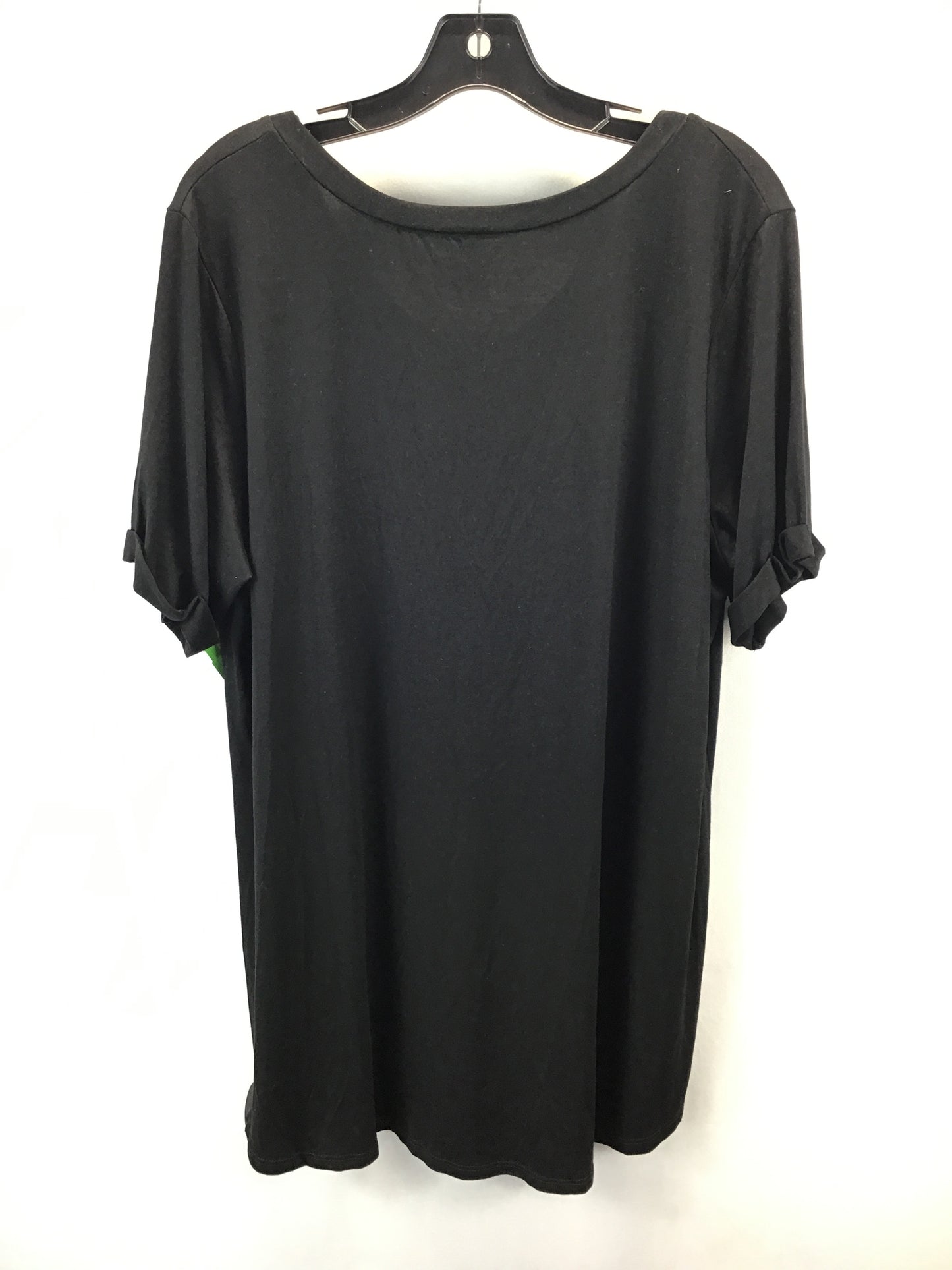 Top Short Sleeve Basic By Heimish Usa In Black, Size: 2x