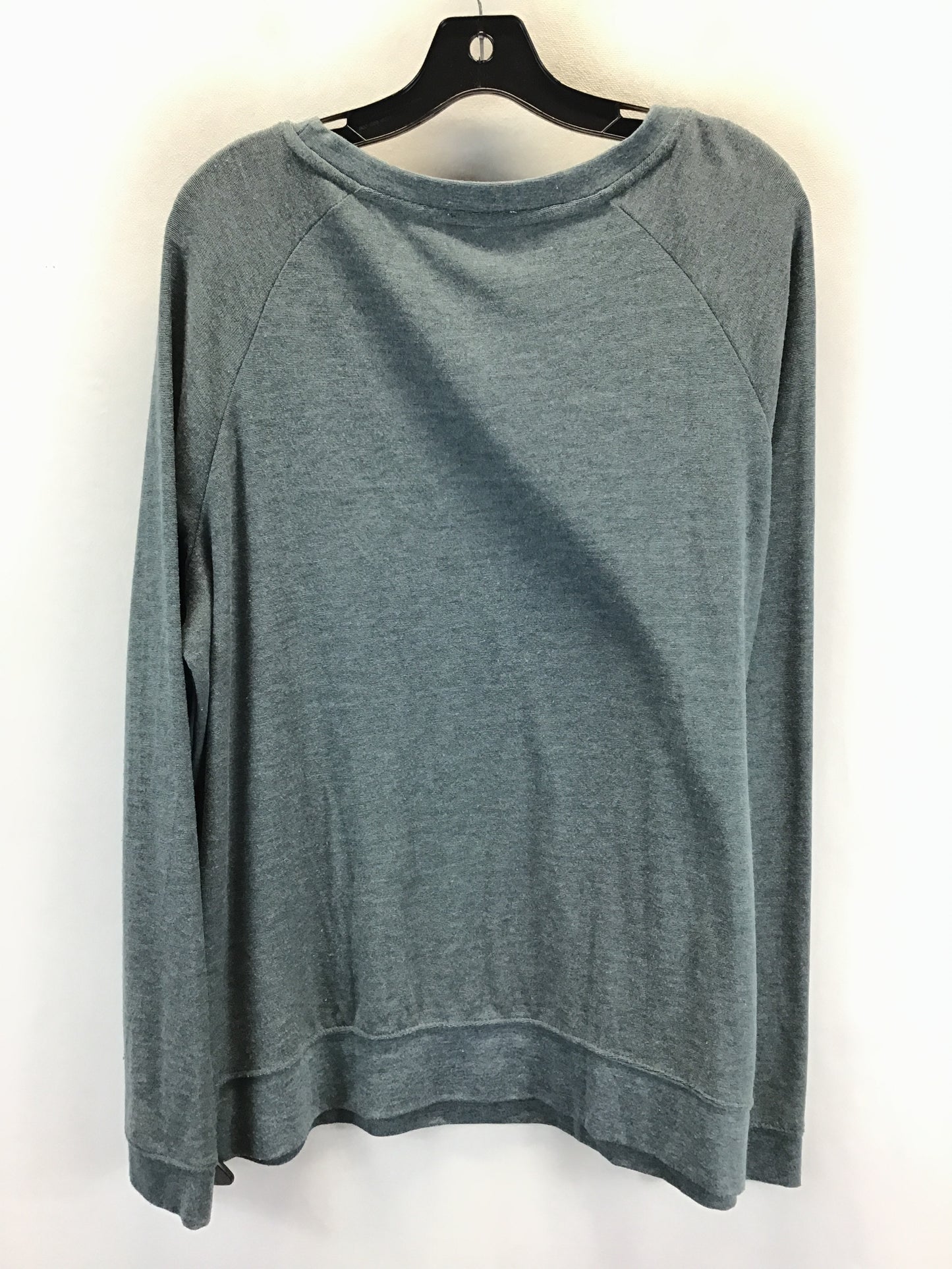 Top Long Sleeve By Mary Square In Green, Size: Xxl