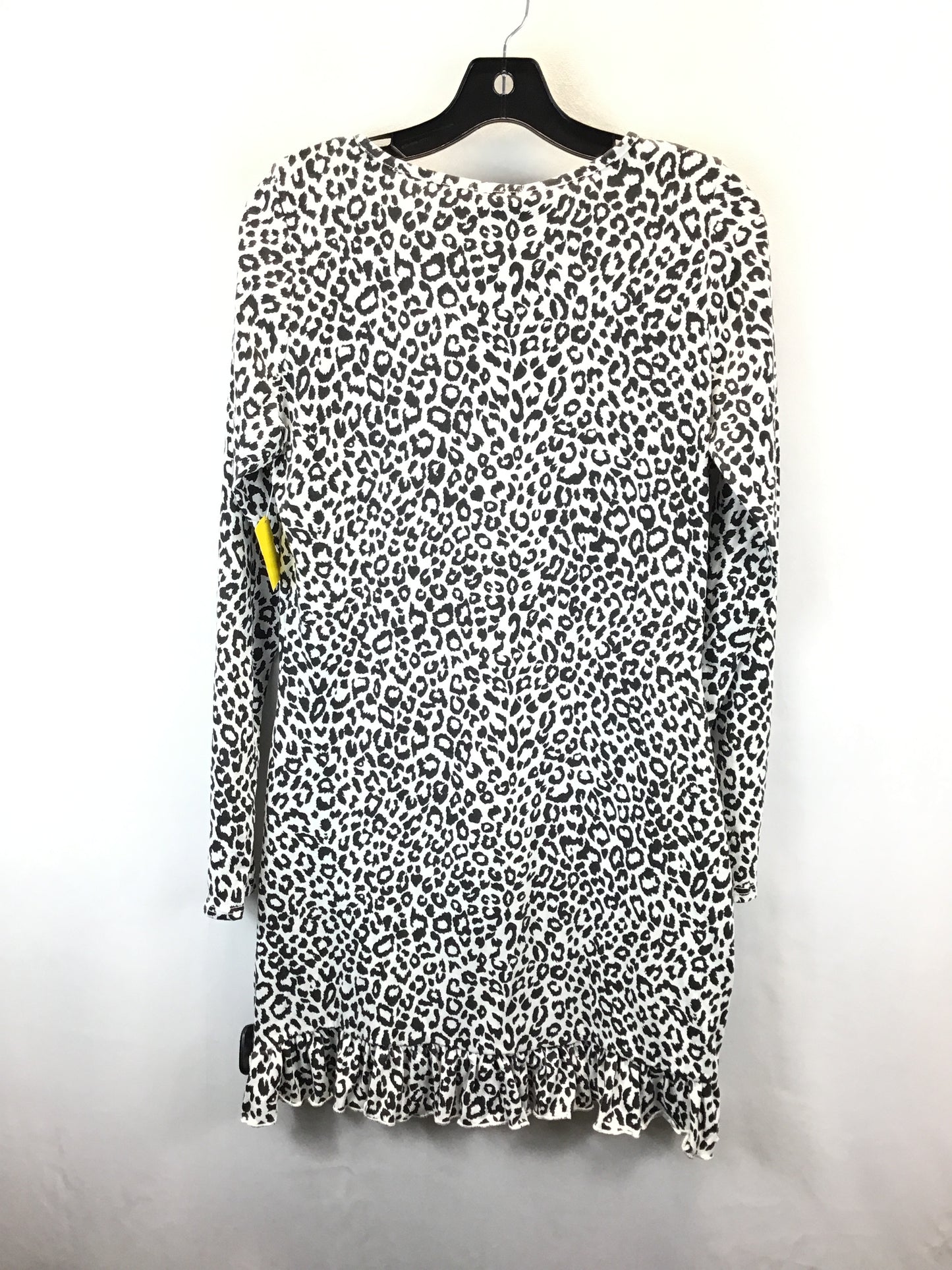 Tunic Long Sleeve By Pretty Little Thing In Animal Print, Size: 12