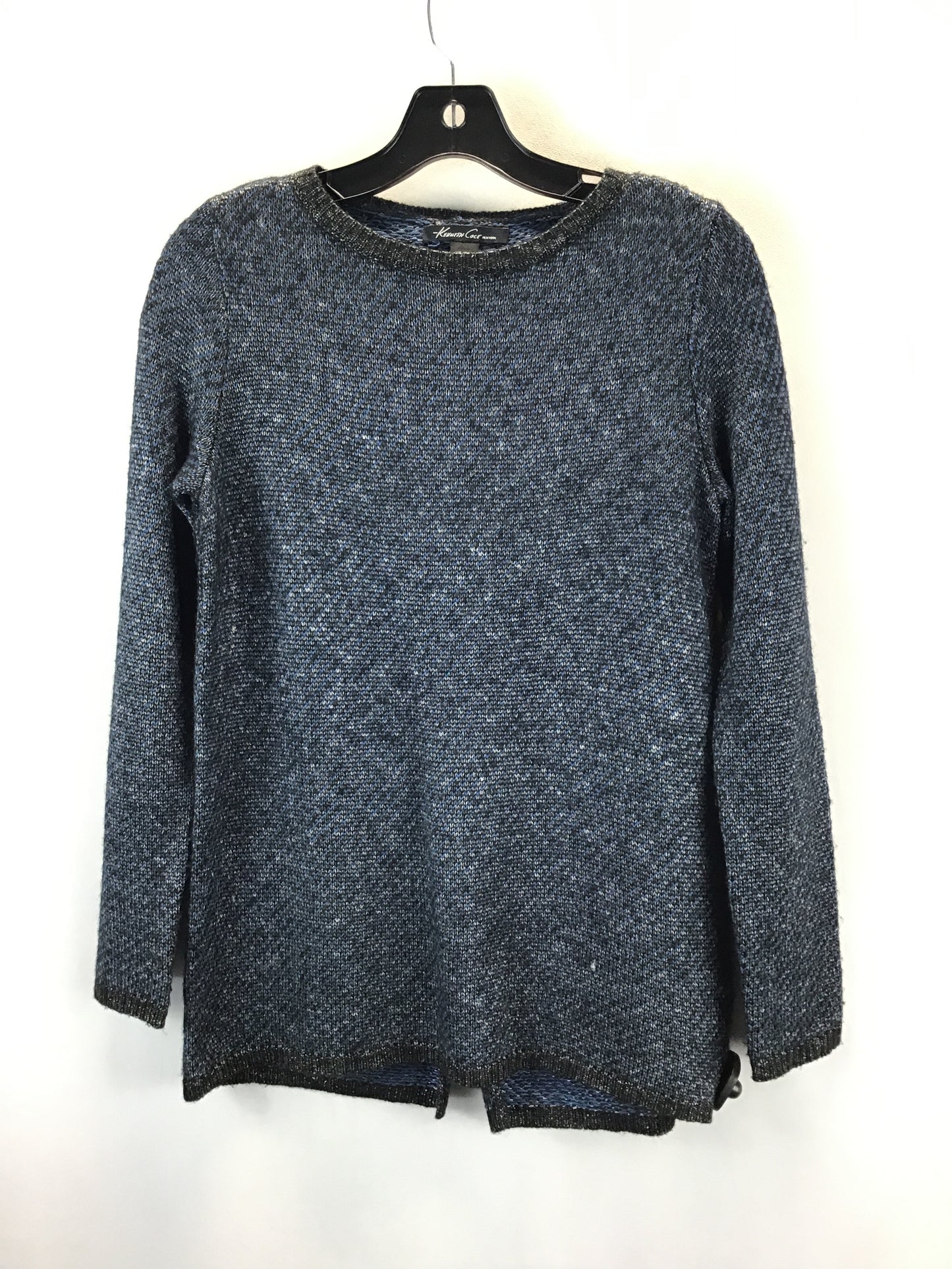 Sweater By Kenneth Cole In Black Blue, Size: Xs