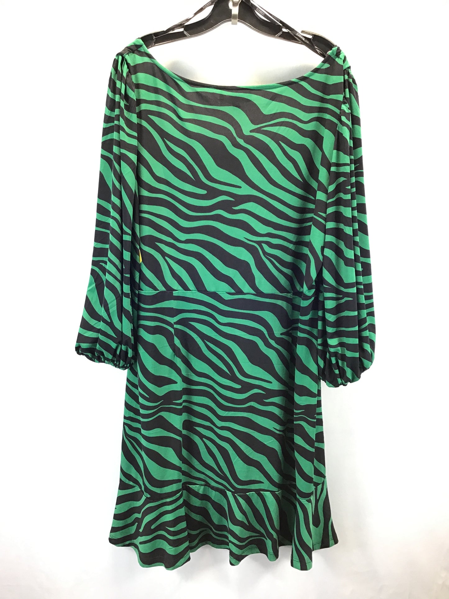 Dress Casual Midi By Eloquii In Zebra Print, Size: 22