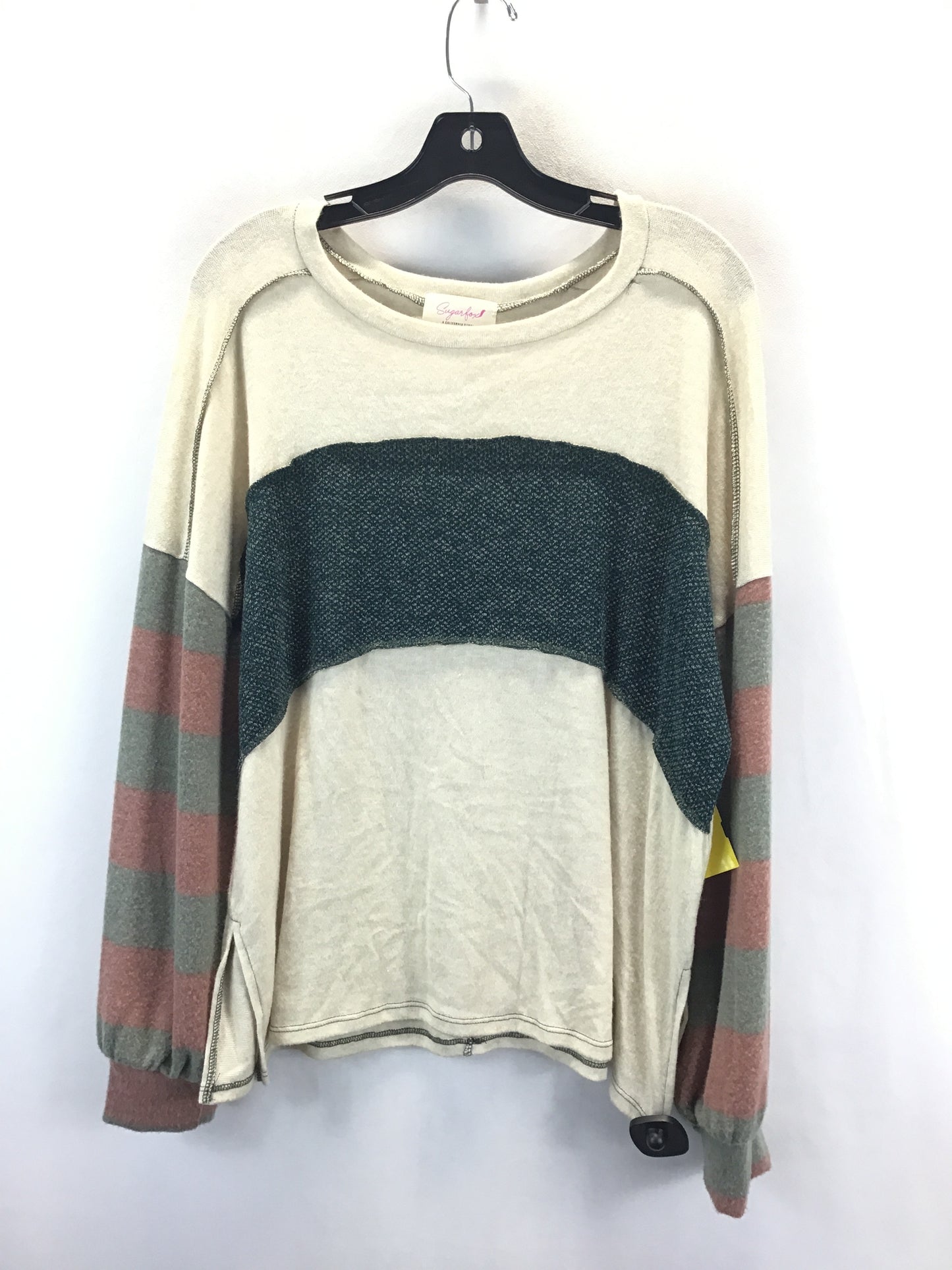 Top Long Sleeve By Clothes Mentor In Multi-colored, Size: L