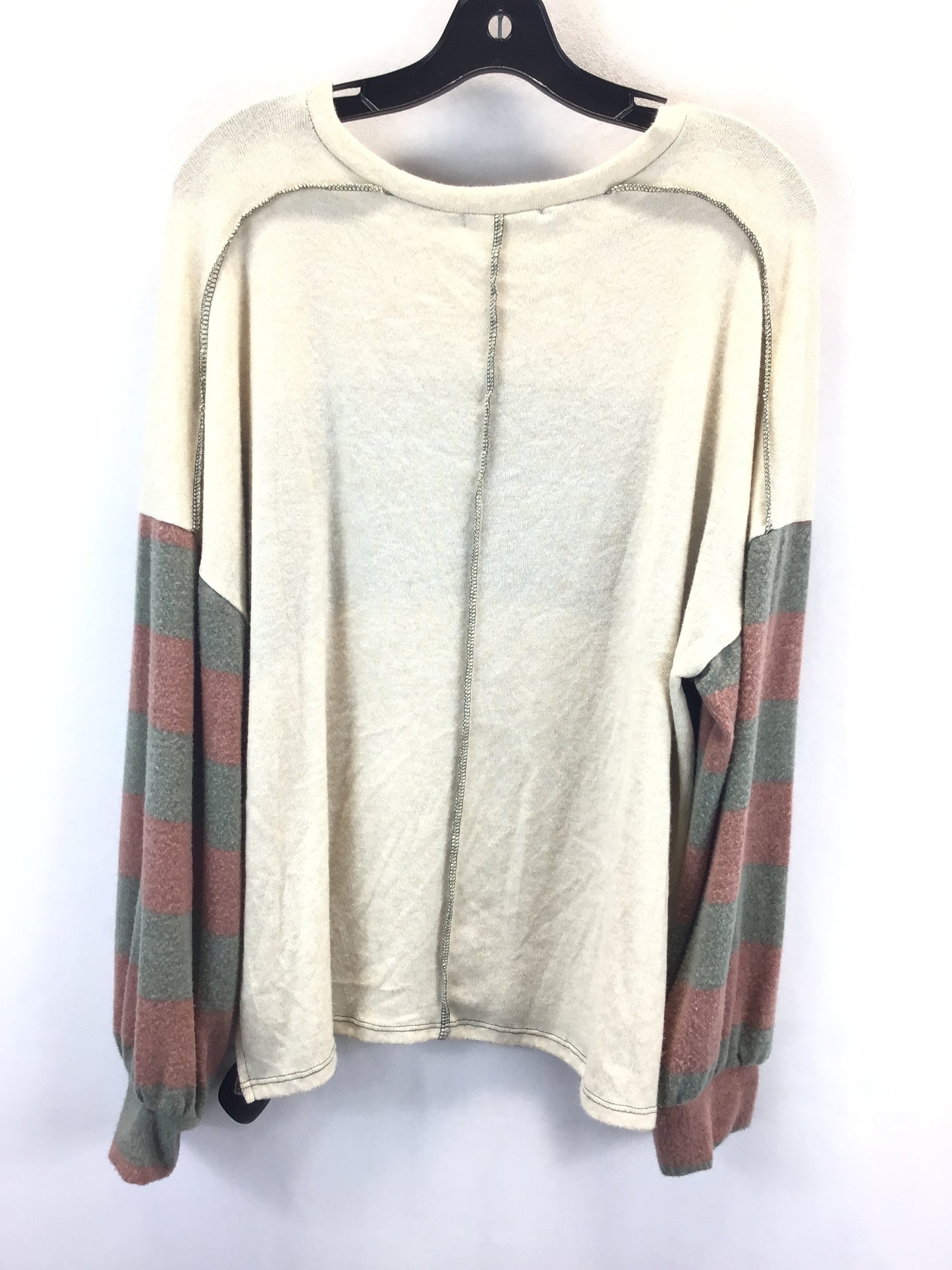 Top Long Sleeve By Clothes Mentor In Multi-colored, Size: L