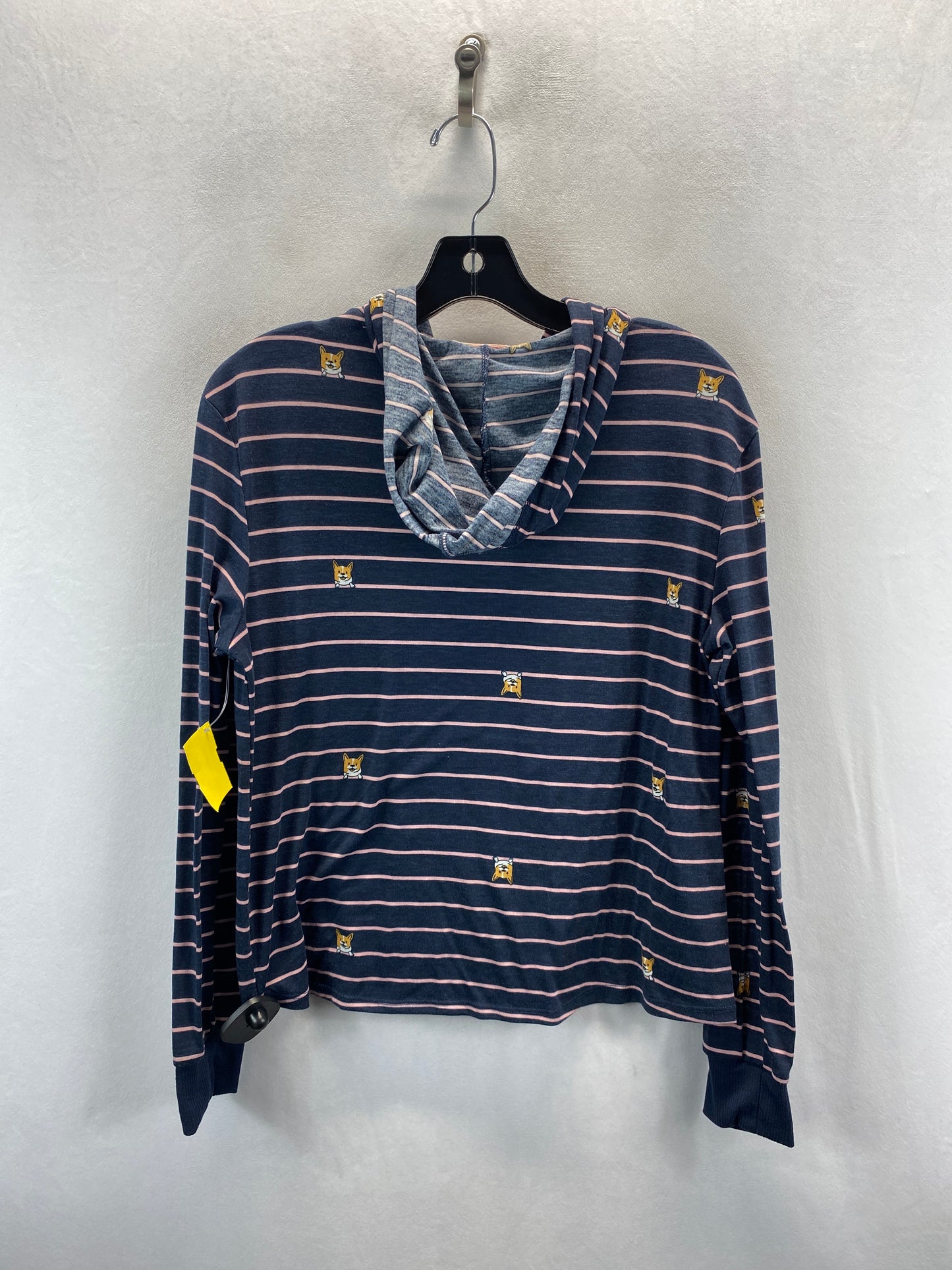 Top Long Sleeve By Wallflower In Striped Pattern, Size: M