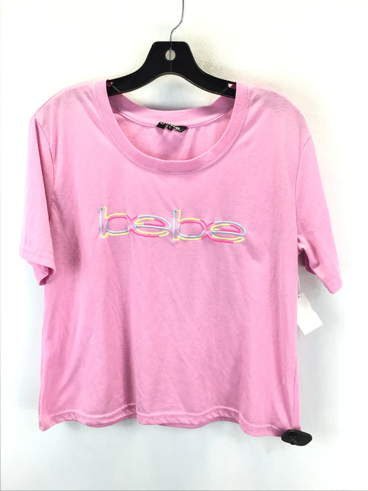 Top Short Sleeve By Bebe  Size: Xl