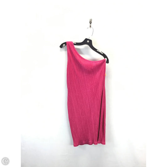 Dress Casual Short By Pretty Little Thing In Pink, Size: L