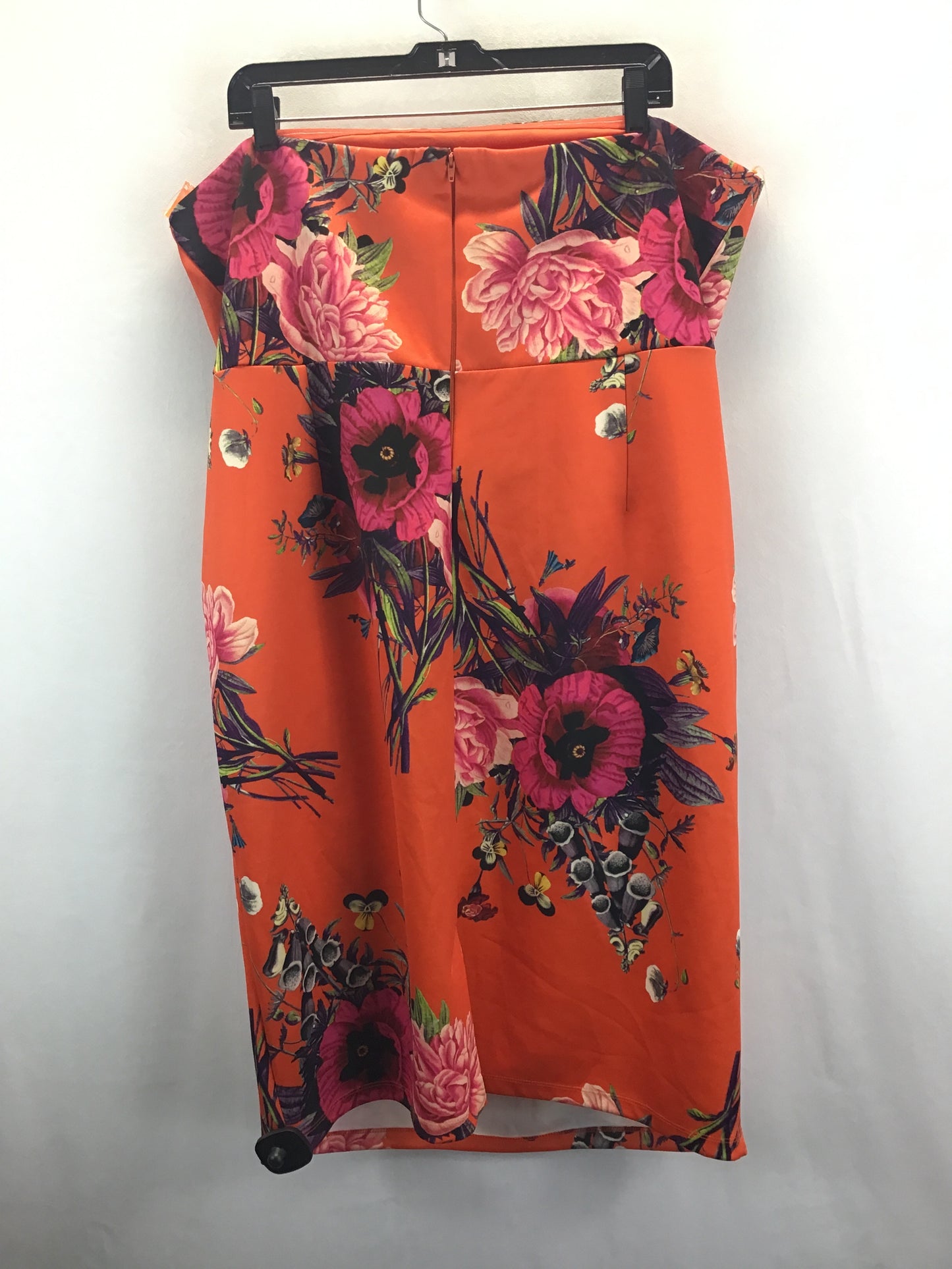 Orange Dress Party Short Asos, Size 22