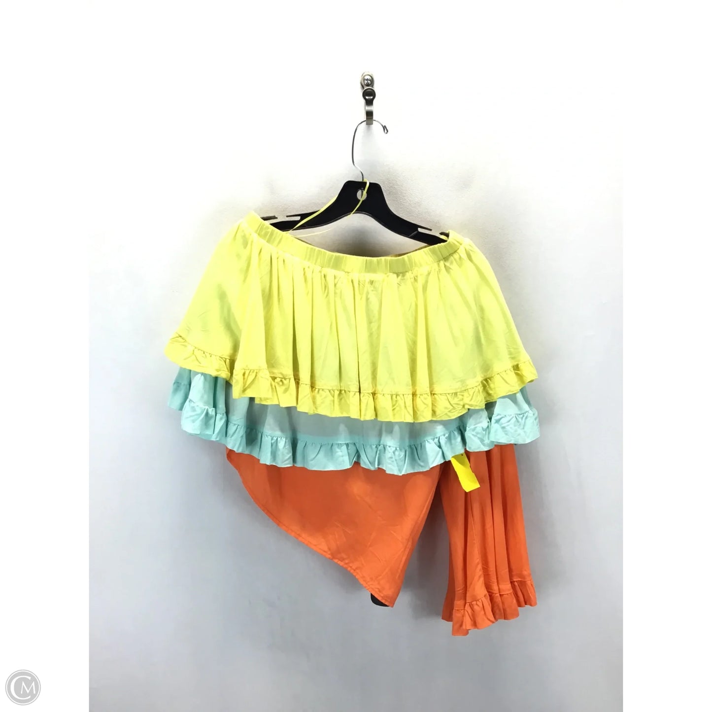 Top Long Sleeve By Clothes Mentor In Orange & Yellow, Size: S