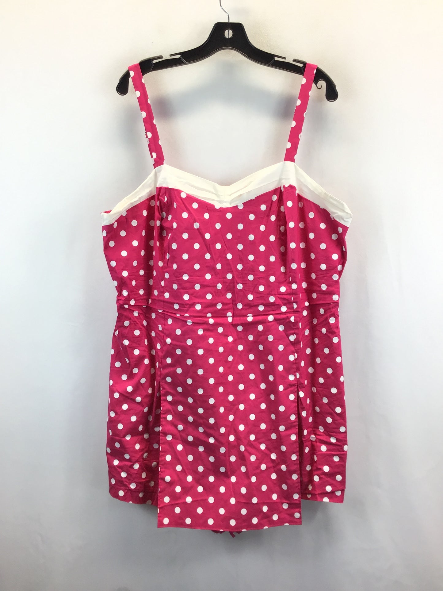 Polkadot Pattern Romper Clothes Mentor, Size 2x