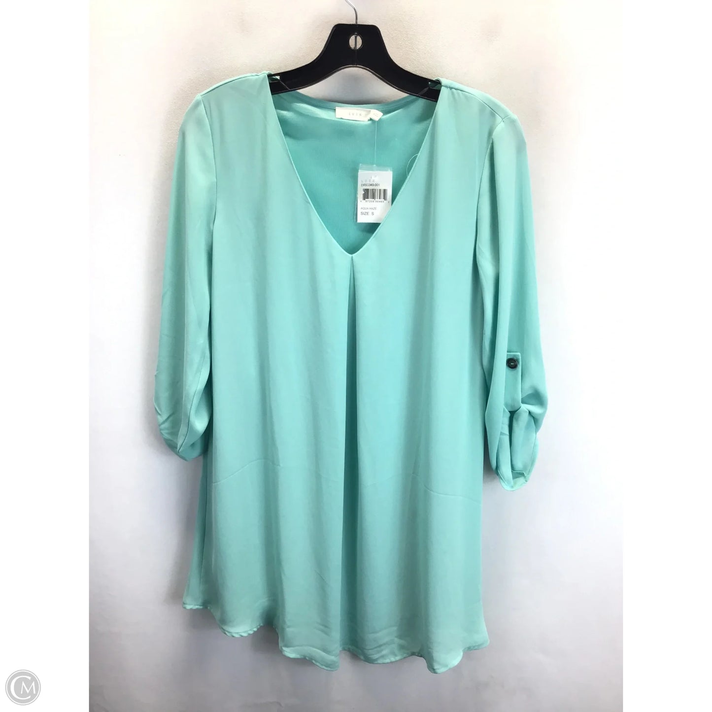 Dress Casual Short By Lush In Aqua, Size: S