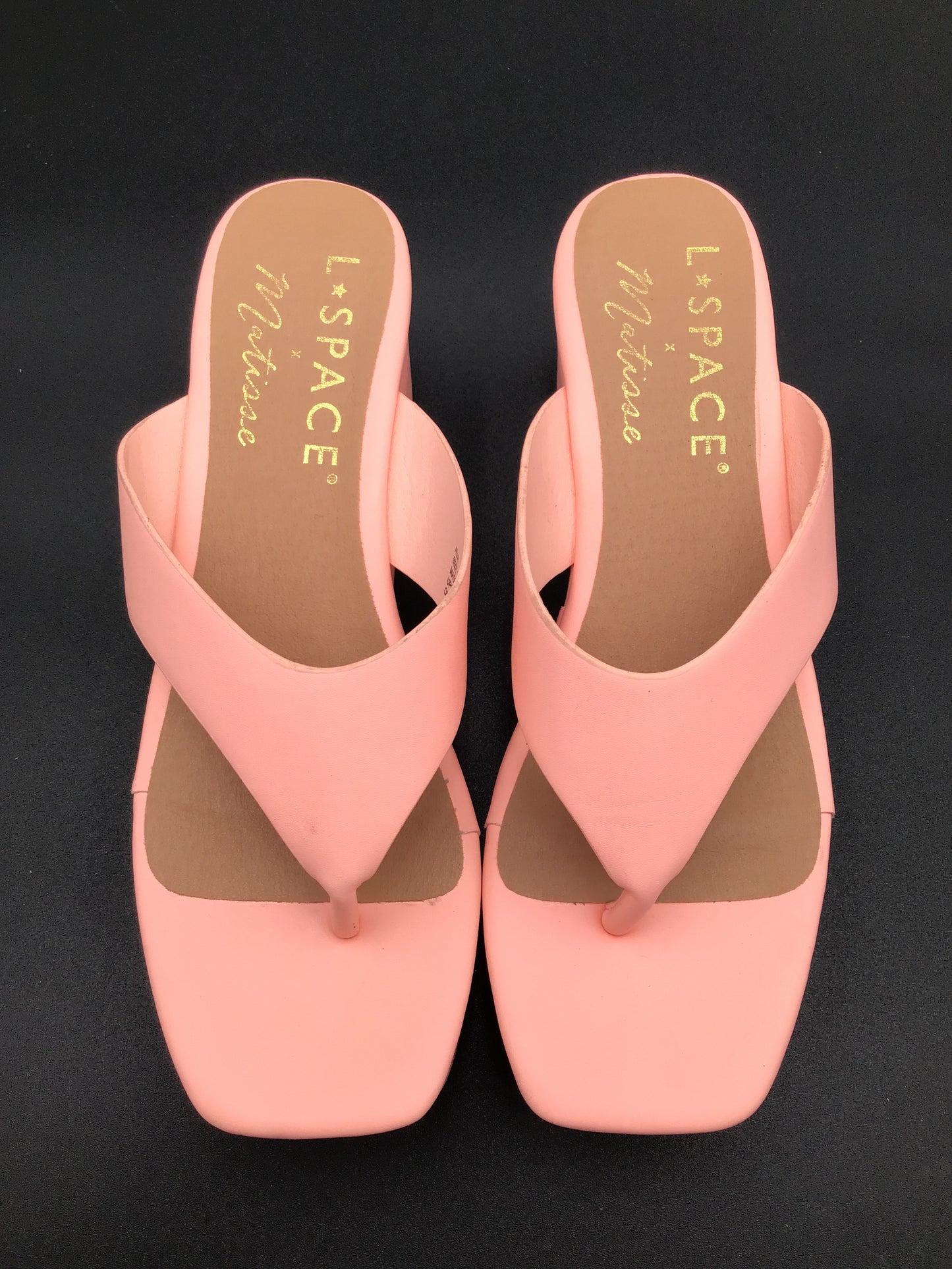 Sandals Heels Platform By Matisse In Peach, Size: 9