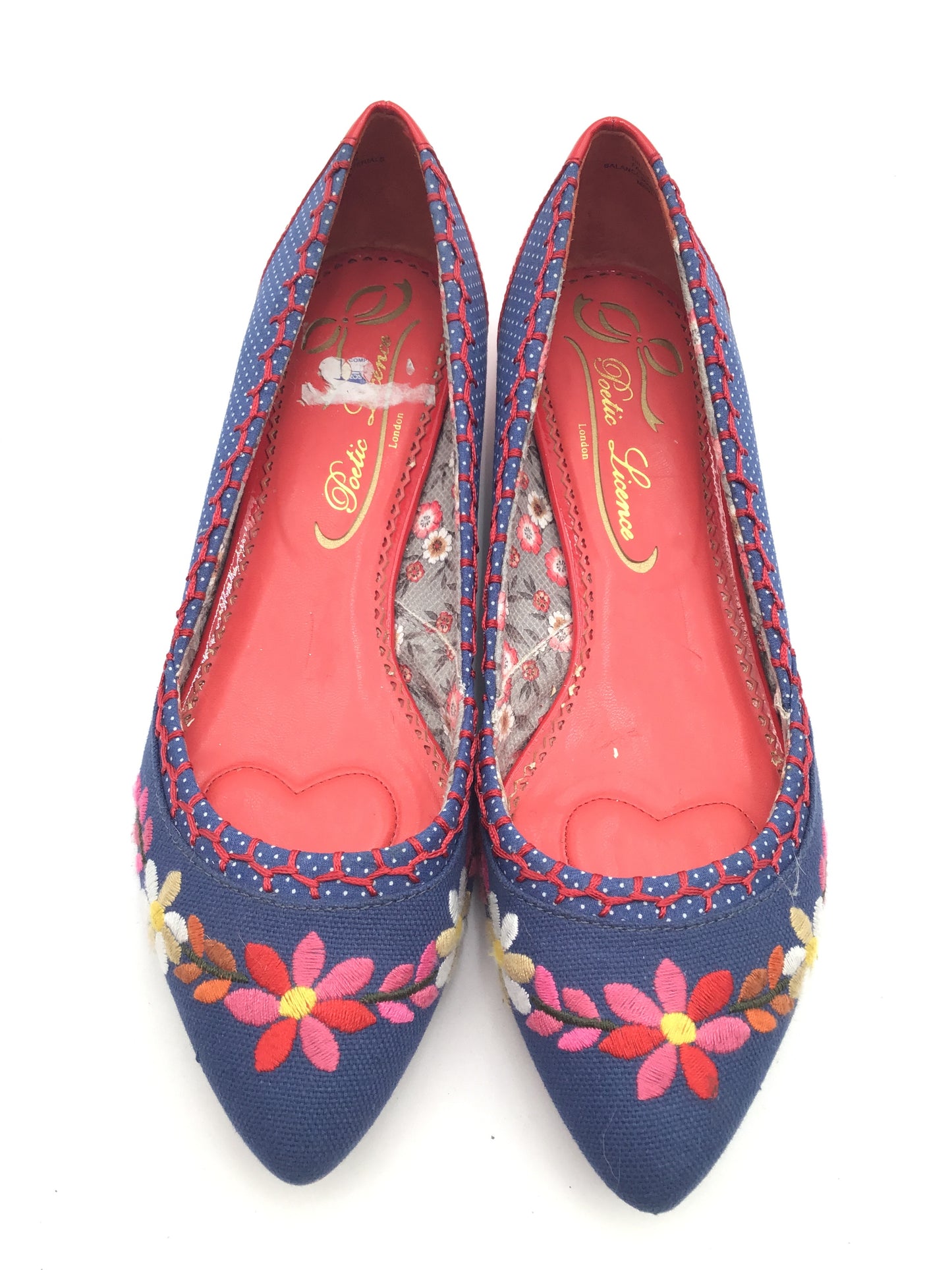 Shoes Flats By Poetic License In Blue, Size: 10