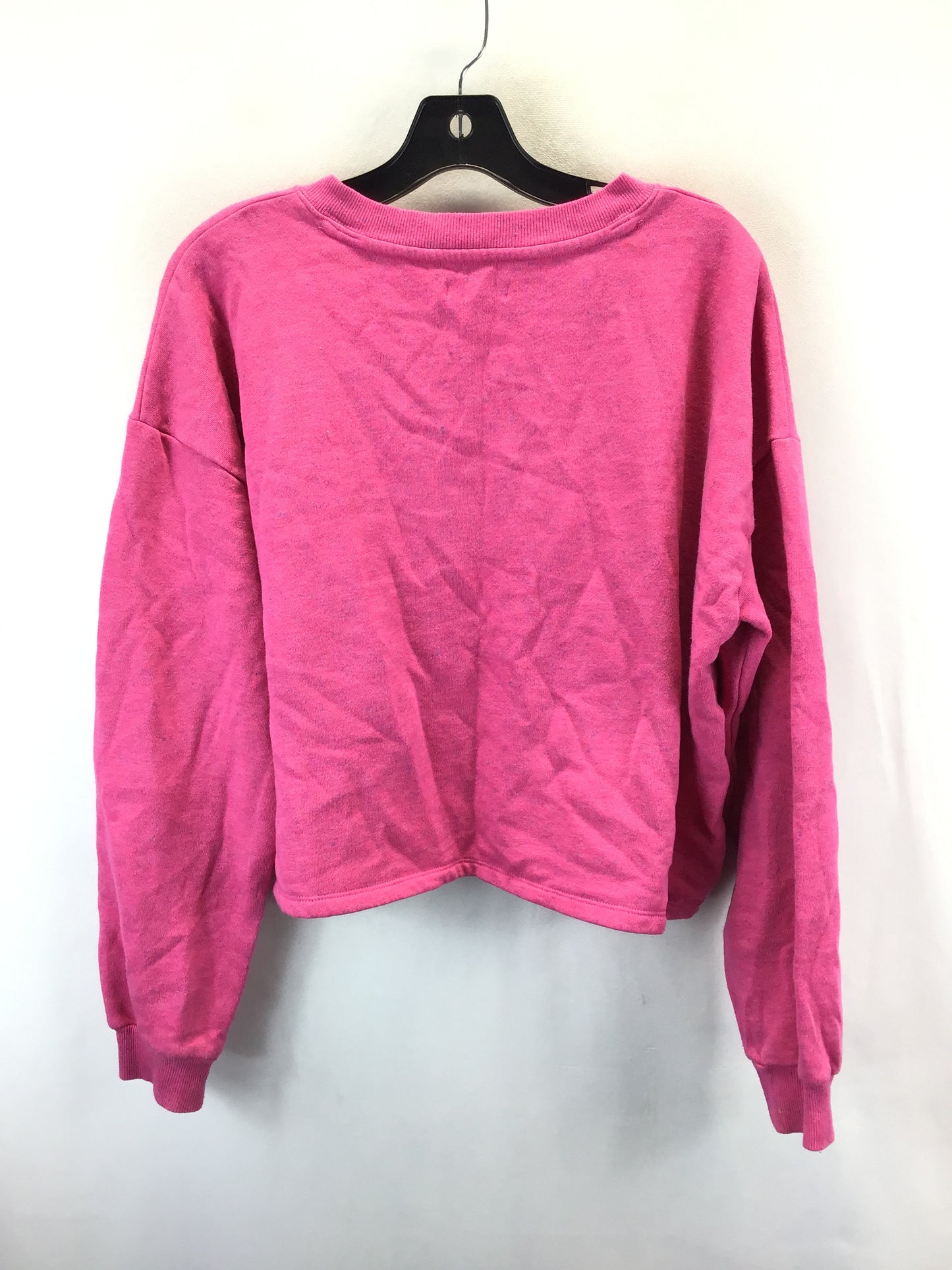 Sweatshirt Collar By Colsie In Pink, Size: L