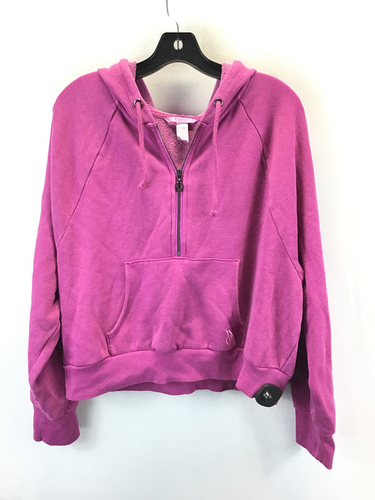 Sweatshirt Hoodie By Victorias Secret In Purple, Size: Xl