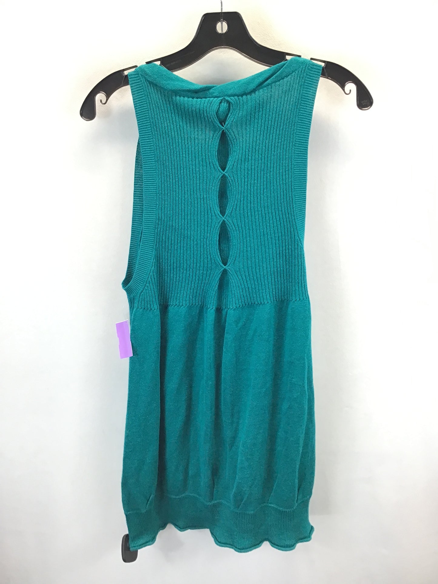 Vest Sweater By Anthropologie In Teal, Size: M