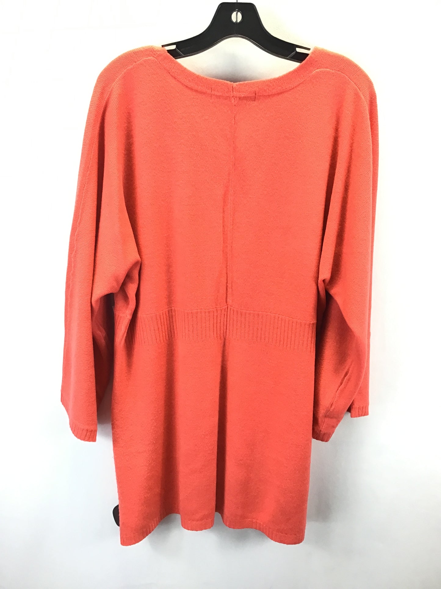 Sweater By Avenue In Orange, Size: 1x