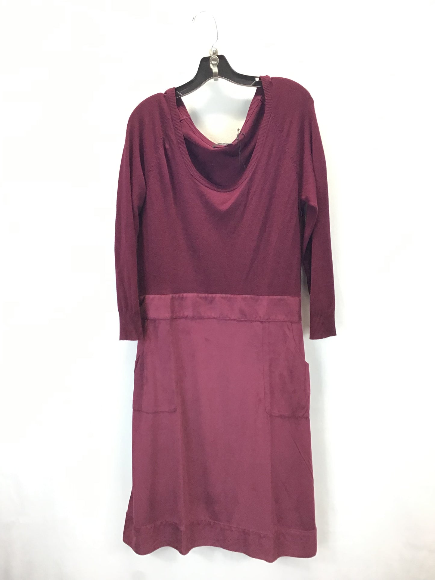 Dress Casual Midi By Vertigo In Red, Size: L