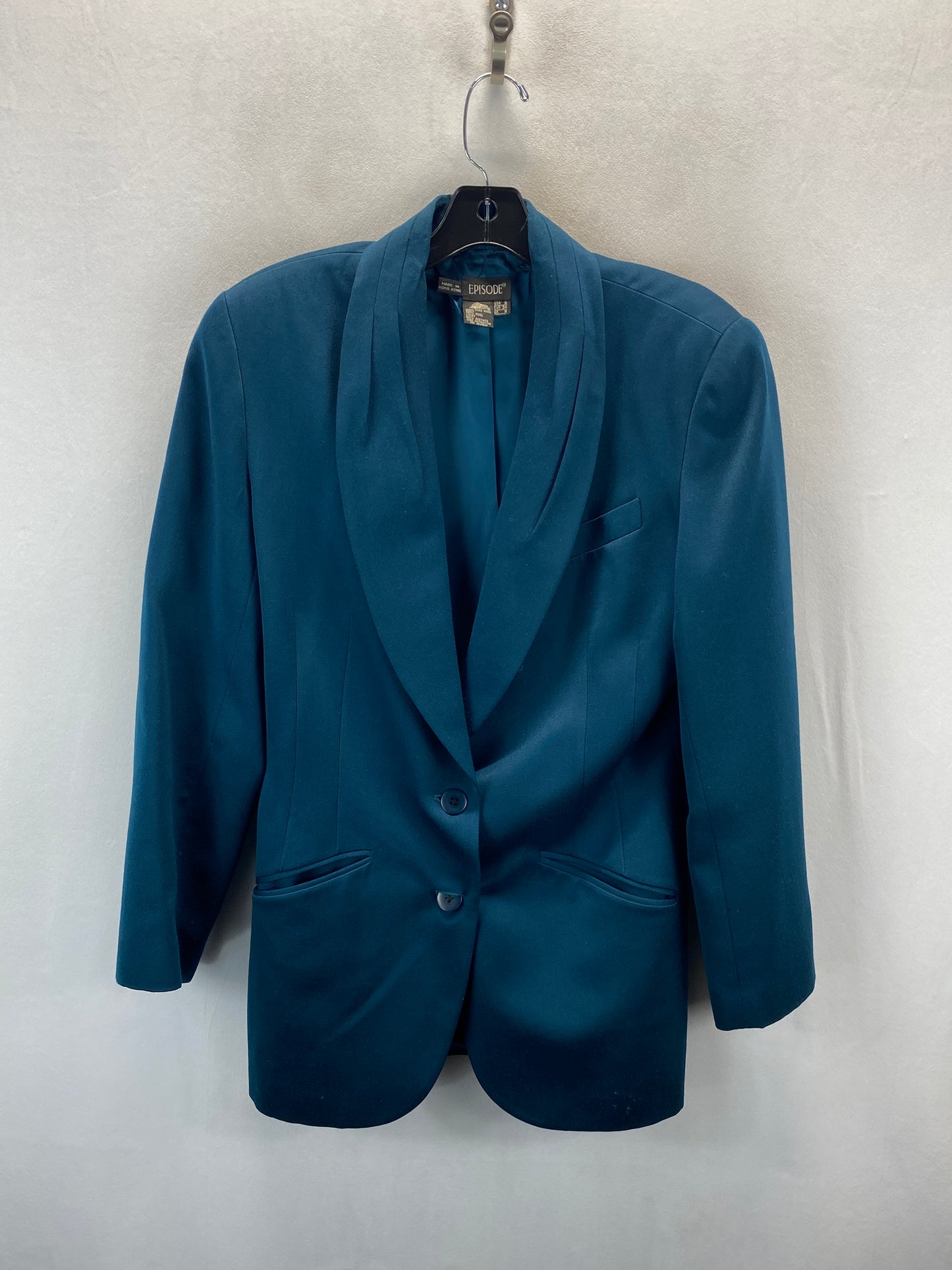 Blazer By Clothes Mentor In Teal, Size: 6