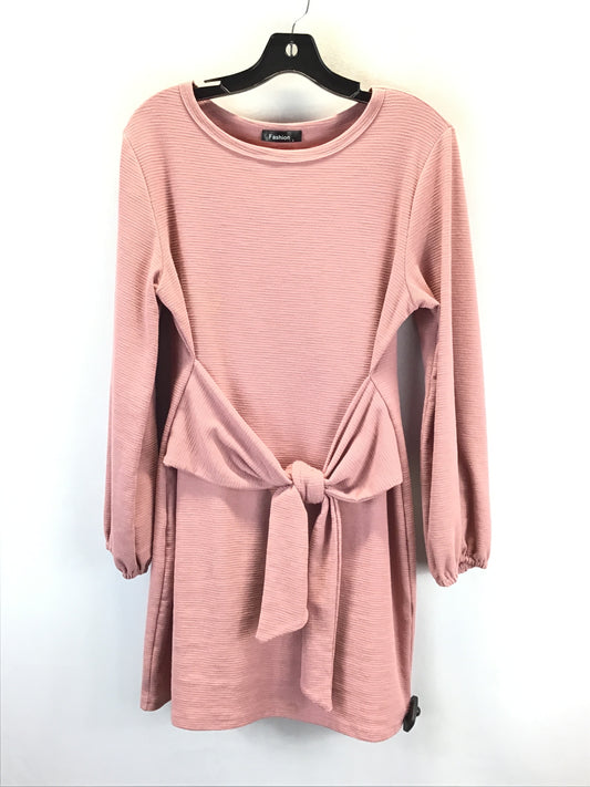 Dress Casual Short By Clothes Mentor In Pink, Size: L