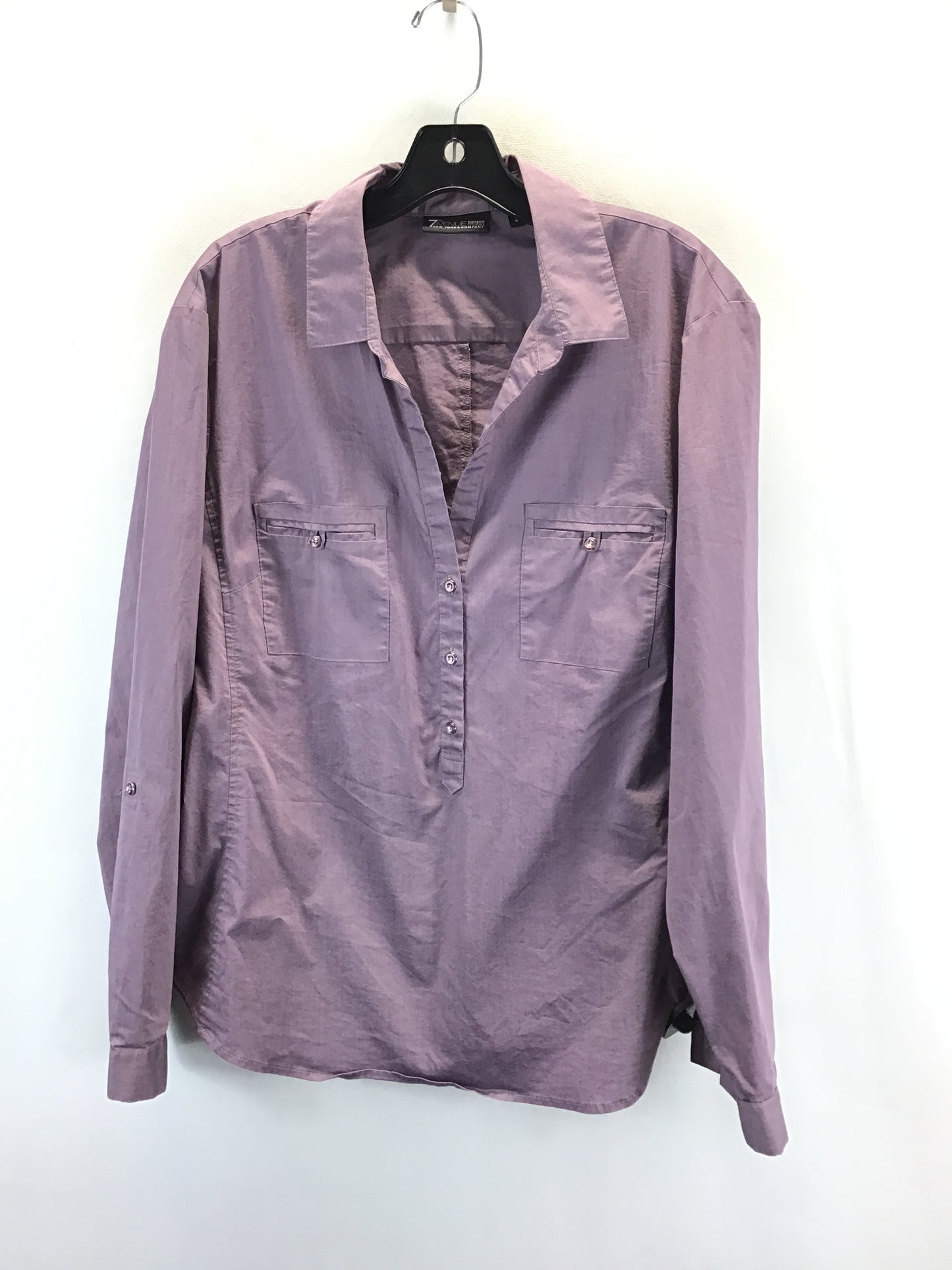 Top Long Sleeve By New York And Co In Purple