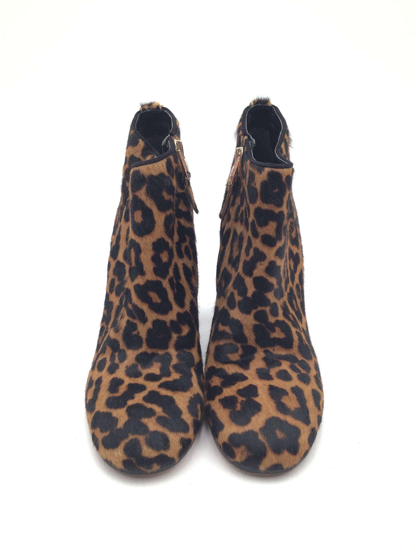 Boots Ankle Heels By Sam Edelman In Leopard Print, Size: 7.5