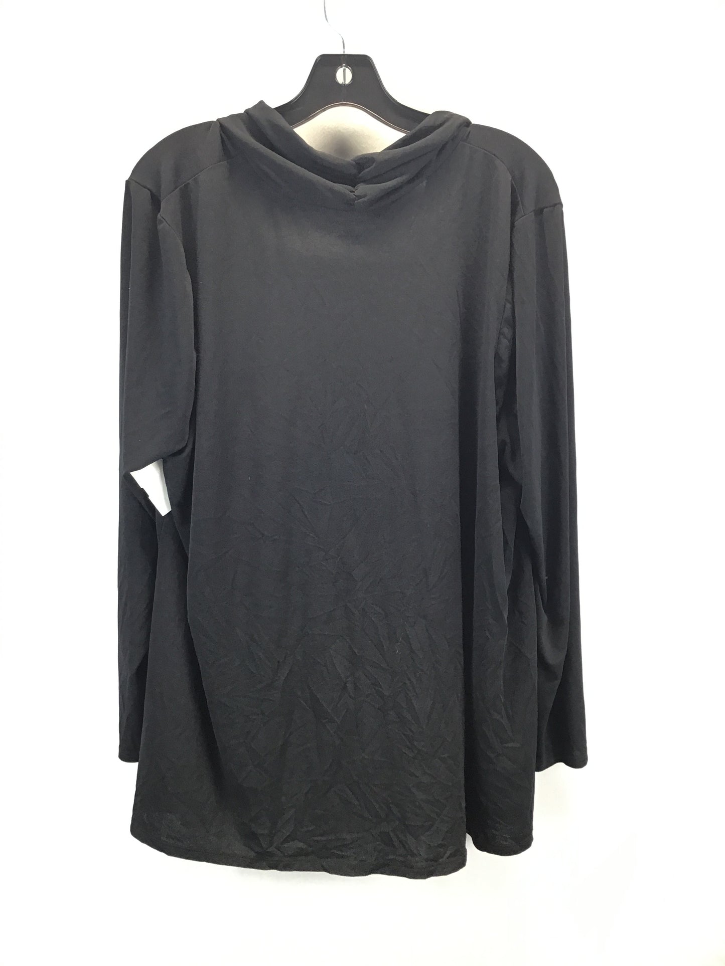 Blouse Long Sleeve By Lane Bryant In Black, Size: 1x