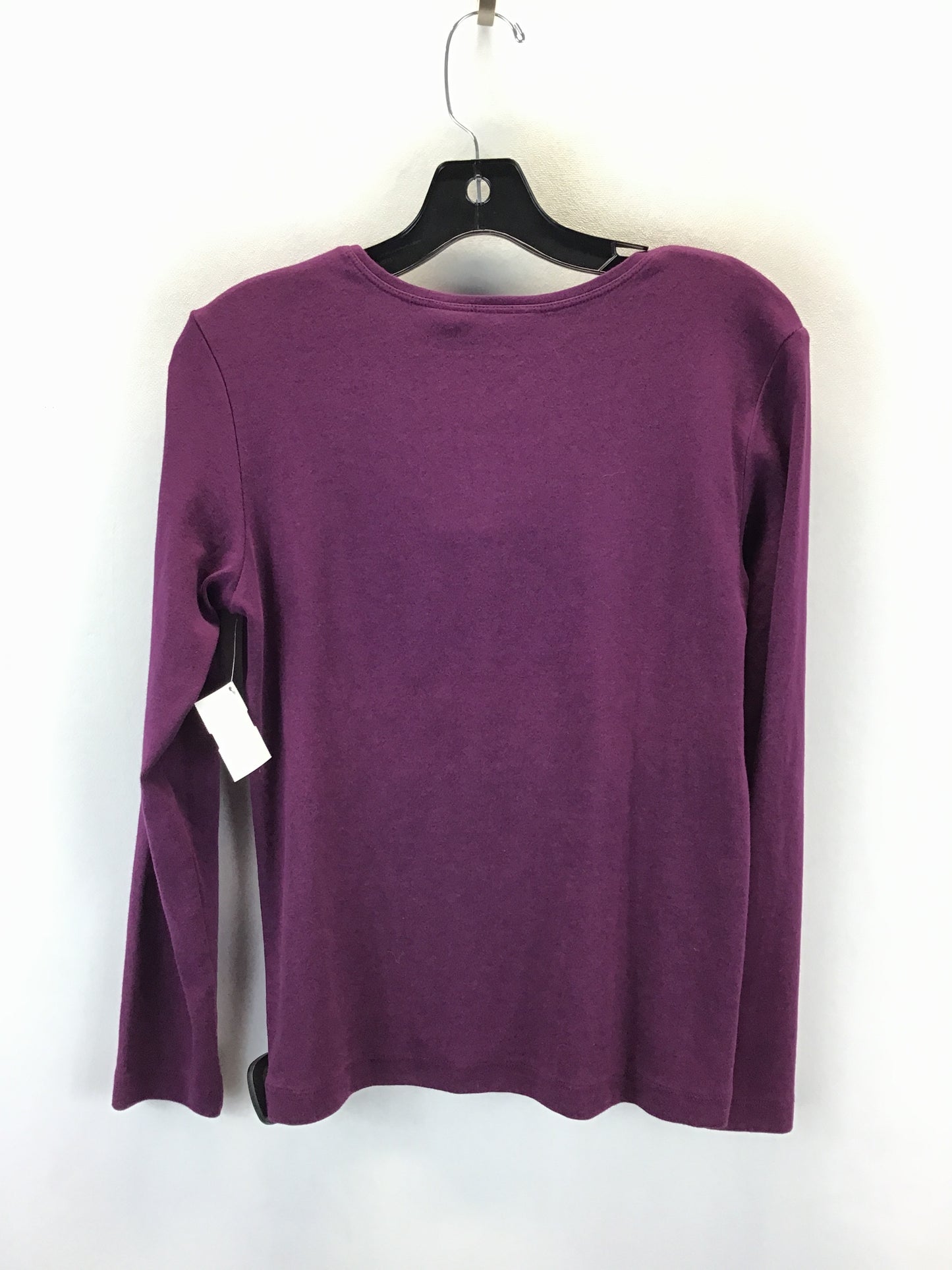 Top Long Sleeve By Chicos In Purple, Size: 0 (SMALL)