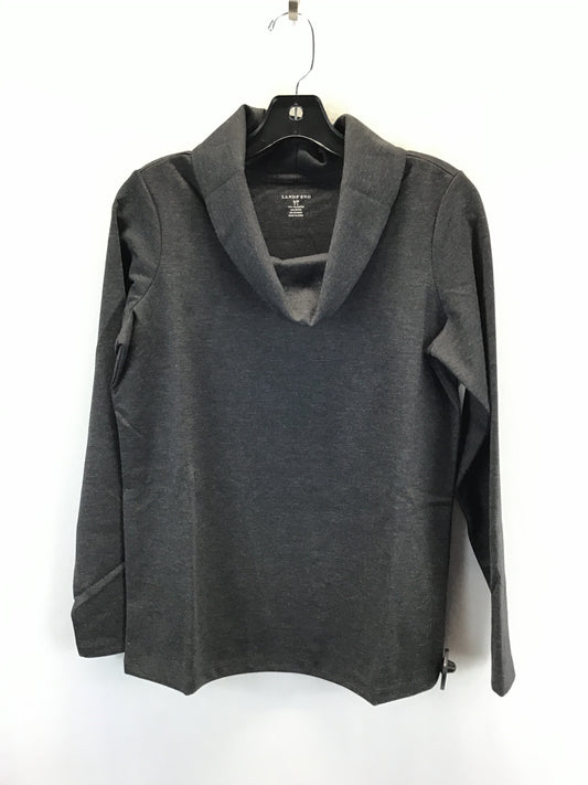 Top Long Sleeve By Lands End In Grey, Size: S