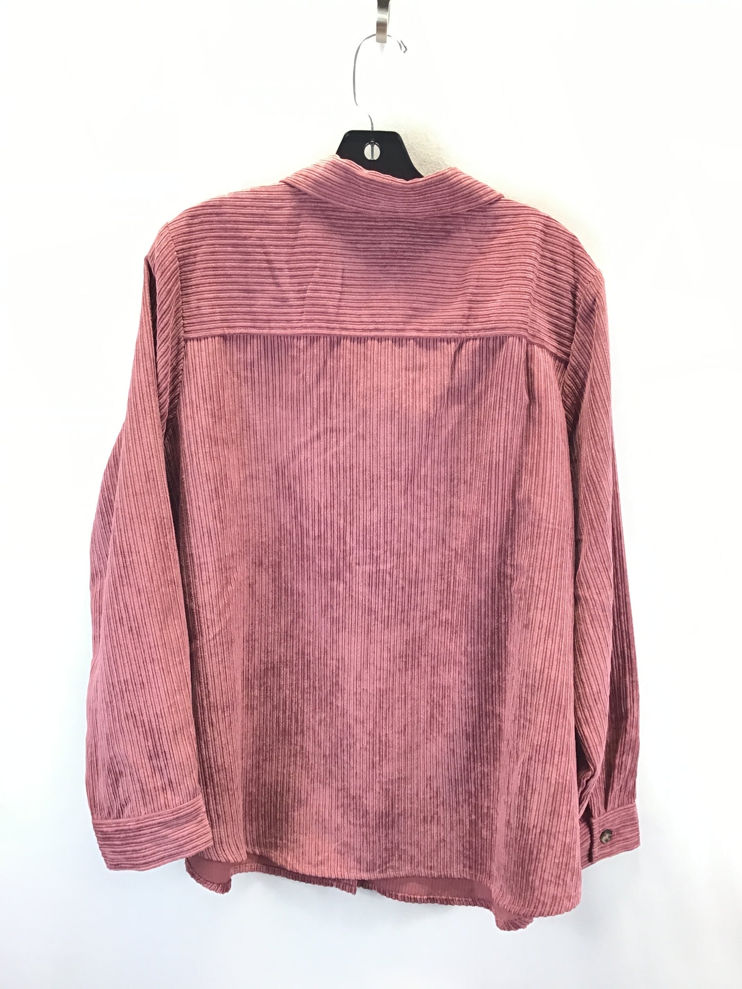 Top Long Sleeve By Christopher And Banks In Pink, Size: Xl