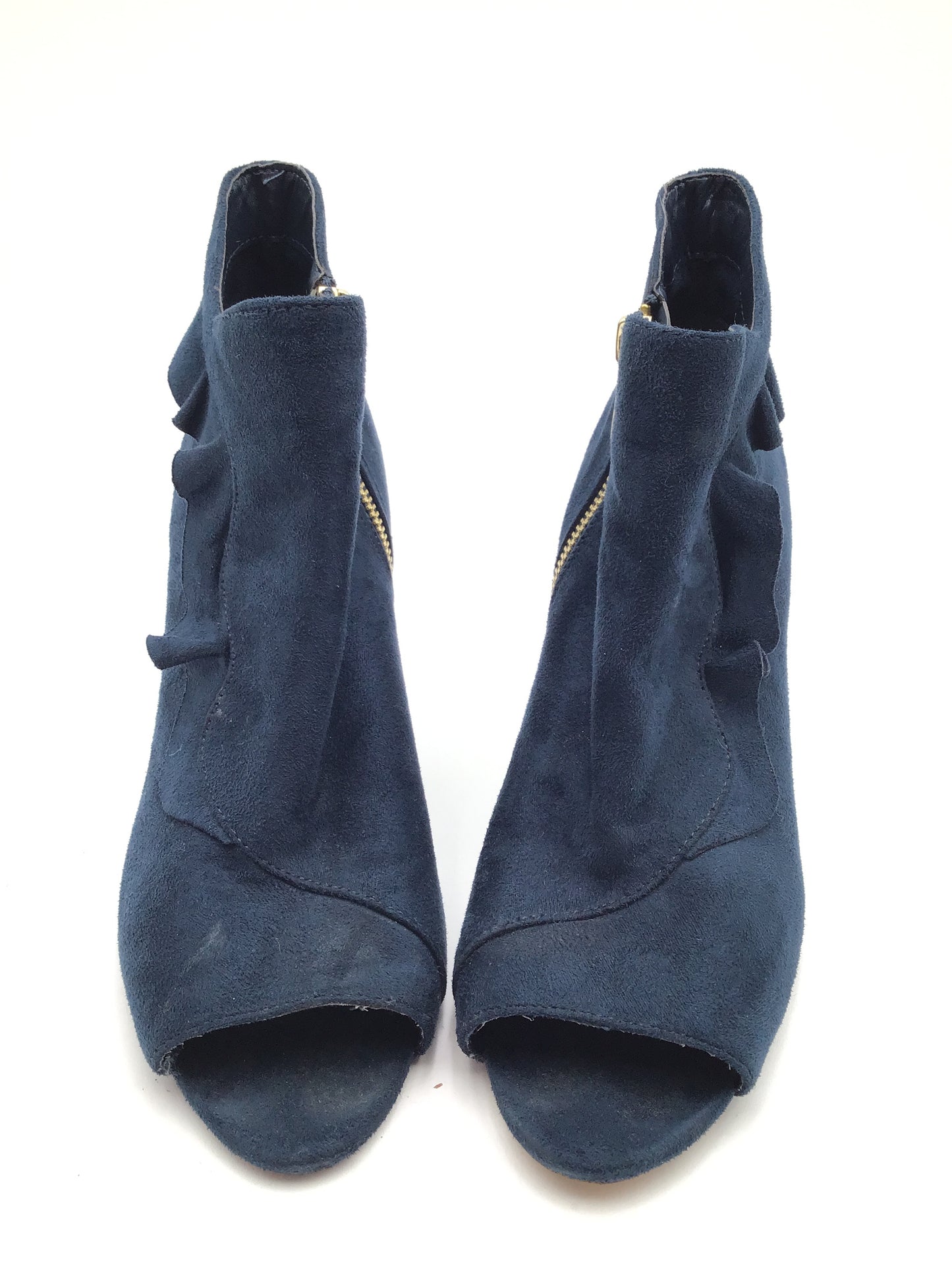 Shoes Heels Kitten By Clothes Mentor In Navy, Size: 8.5