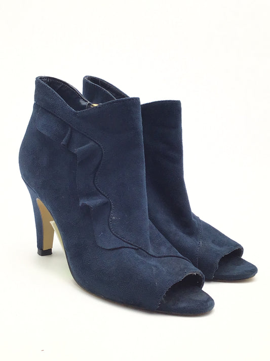 Shoes Heels Kitten By Clothes Mentor In Navy, Size: 8.5