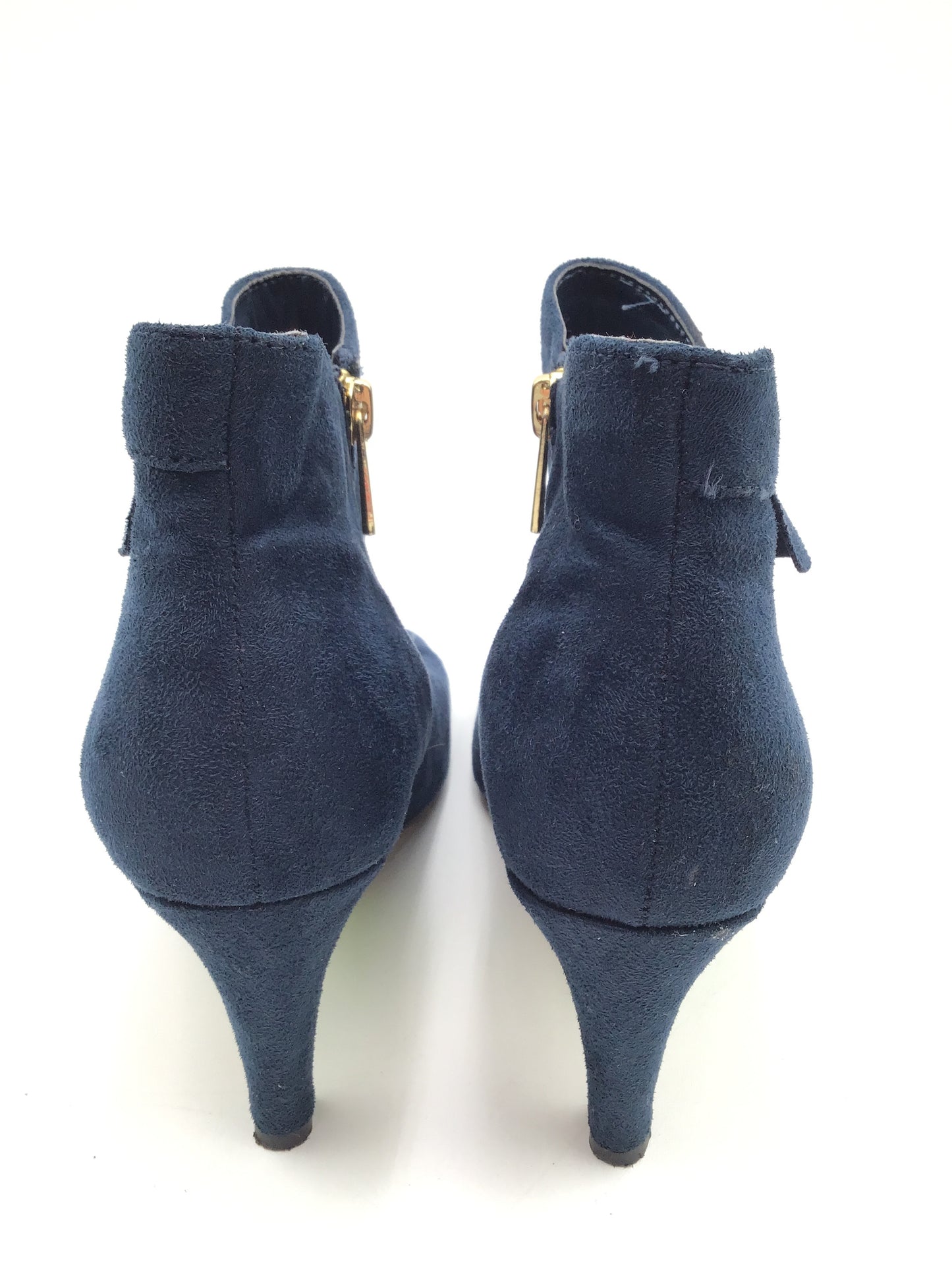 Shoes Heels Kitten By Clothes Mentor In Navy, Size: 8.5