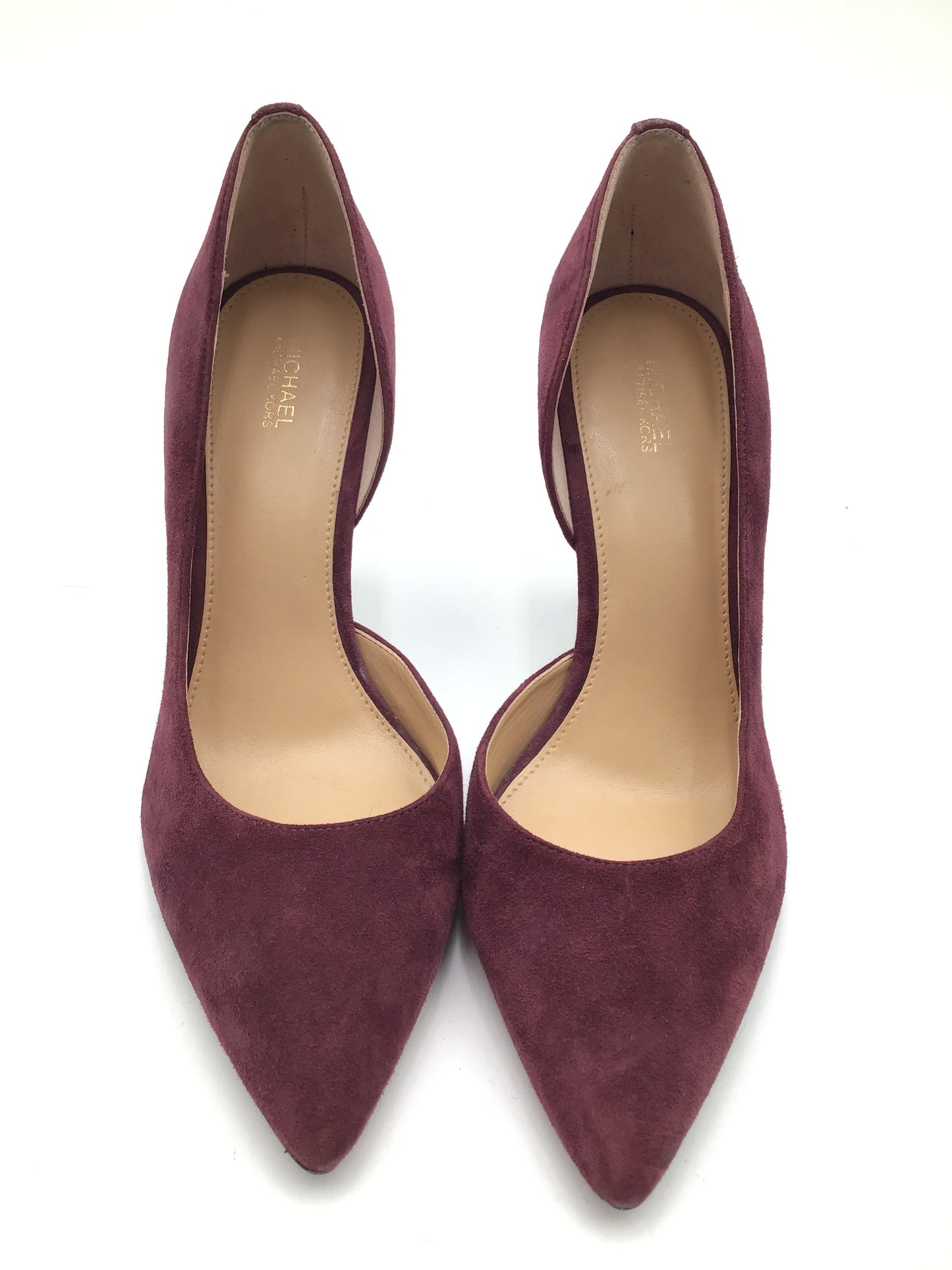 Shoes Designer By Michael By Michael Kors In Maroon, Size: 9.5