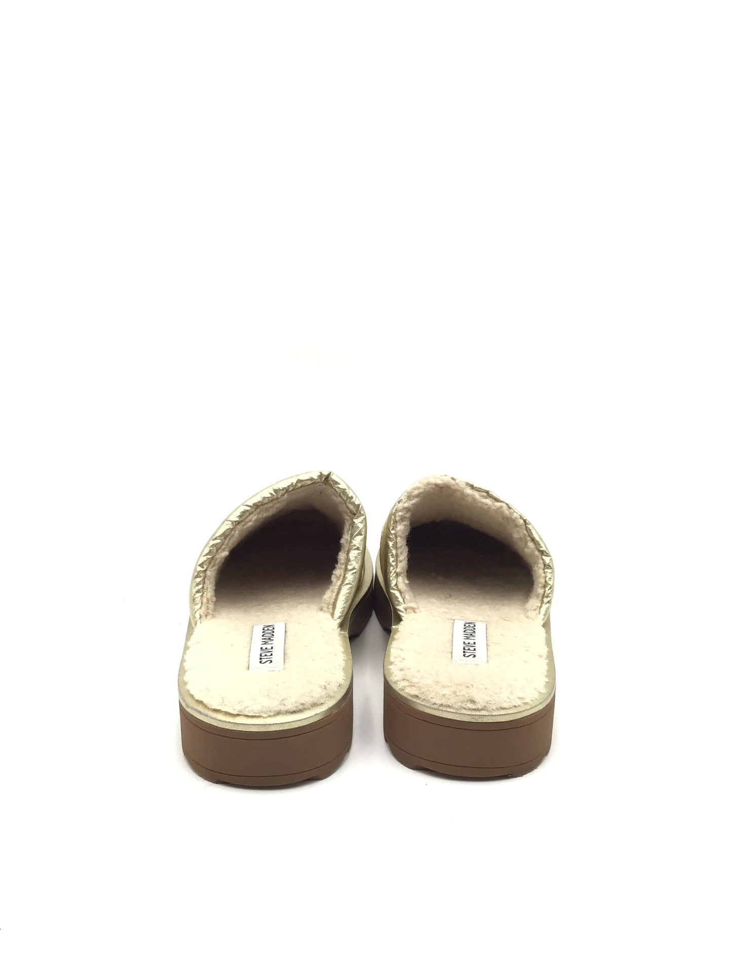 Shoes Flats By Steve Madden In Gold, Size: 9