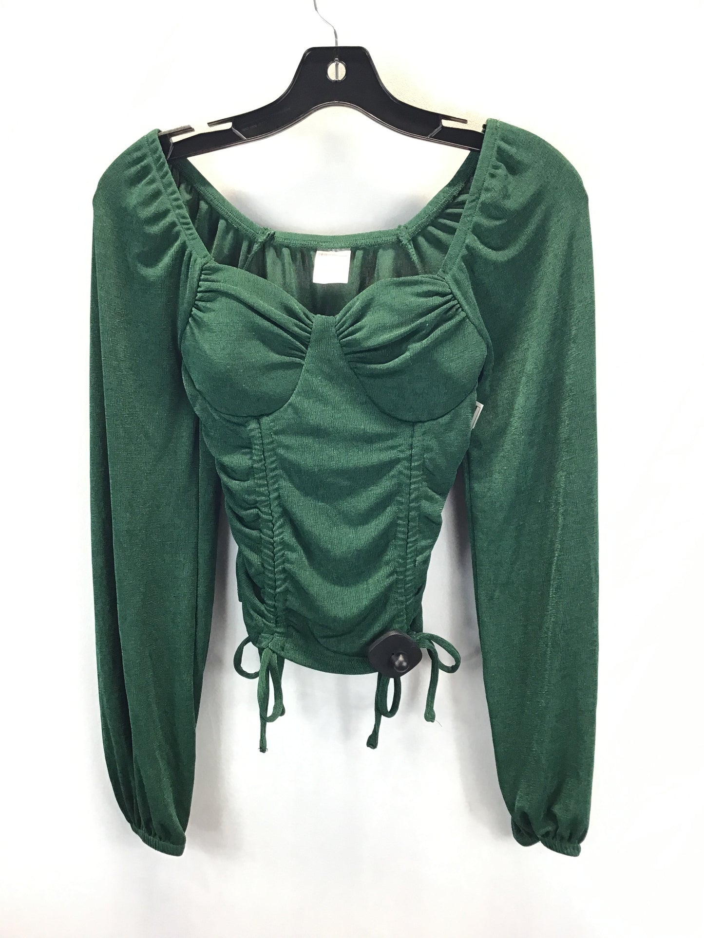 Top Long Sleeve By No Boundaries In Green, Size: Xs