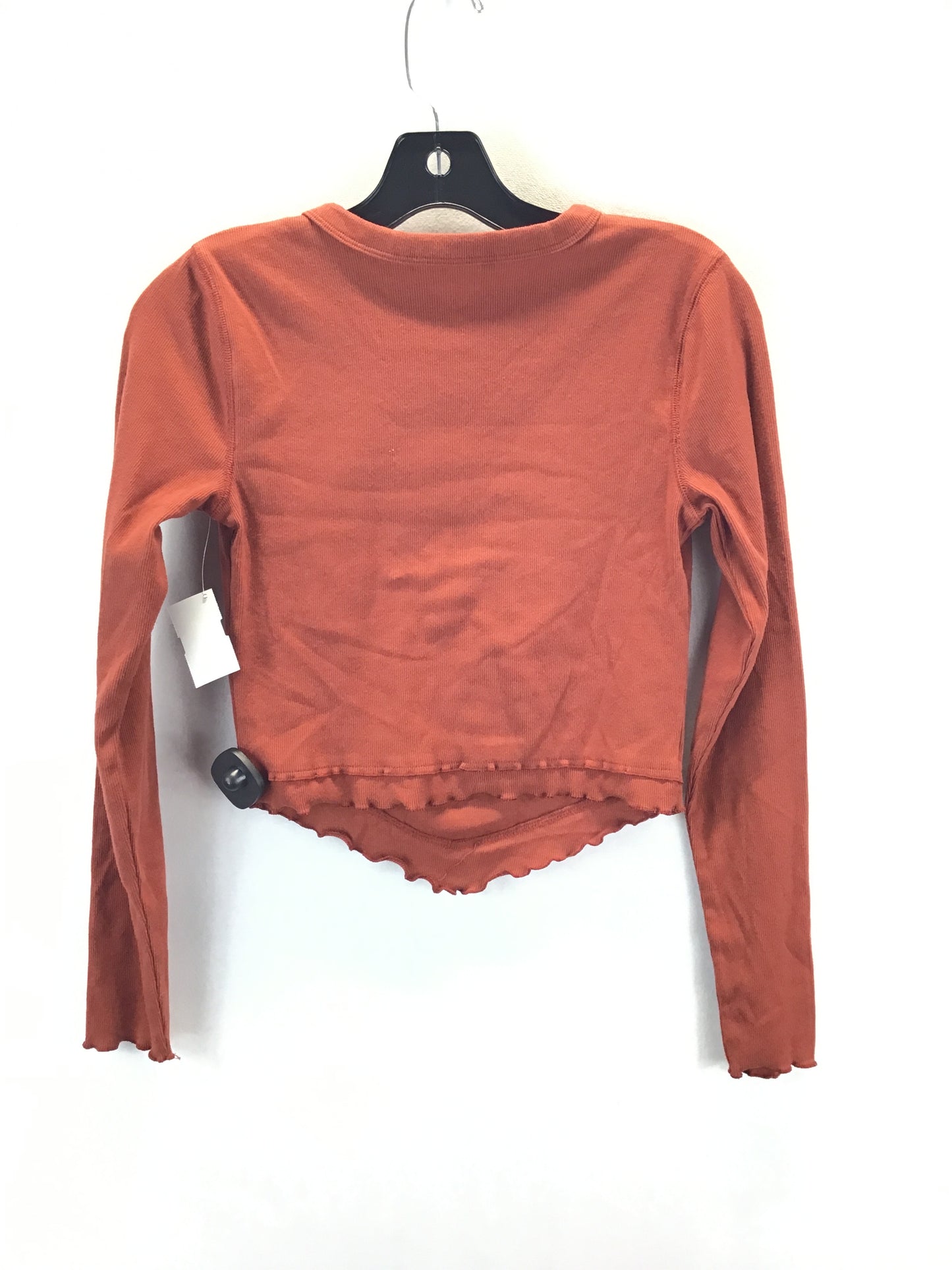 Top Long Sleeve By Arizona In Bronze, Size: M